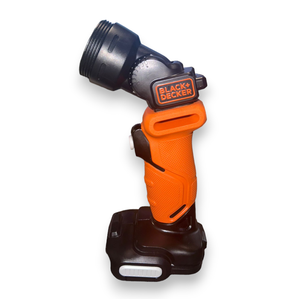 <transcy>TORCHE PIVOTANTE 12V NOIR + DECKER sans batterie et chargeur de batterie BDCCF12N</transcy>