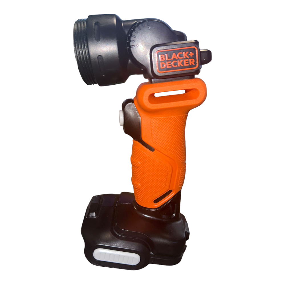 <transcy>TORCHE PIVOTANTE 12V NOIR + DECKER sans batterie et chargeur de batterie BDCCF12N</transcy>