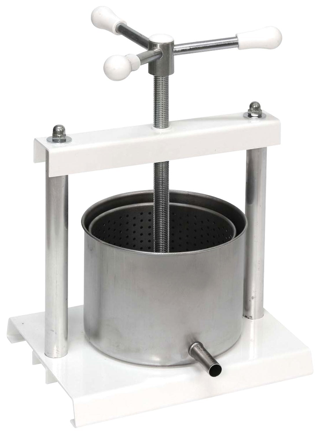 Presse alimentaire manuelle moyenne en acier inoxydable