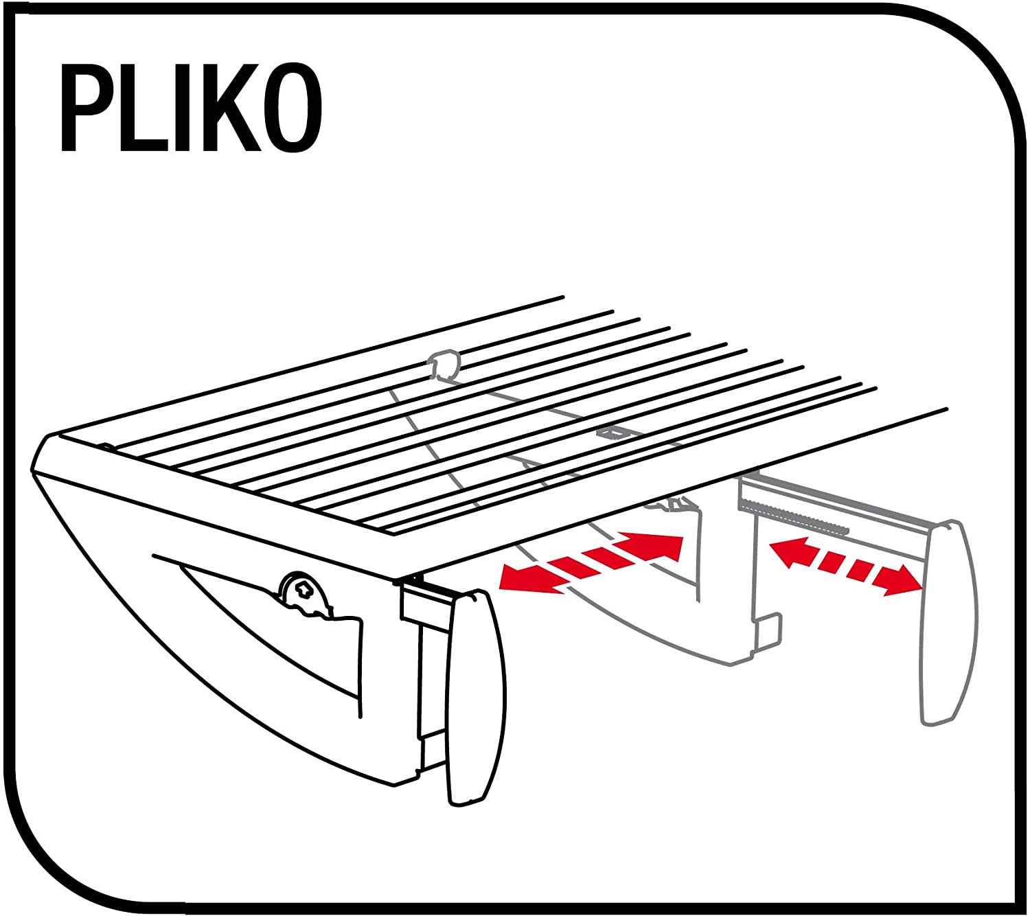 Stendibiancheria stendino in resina per termosifoni Pliko