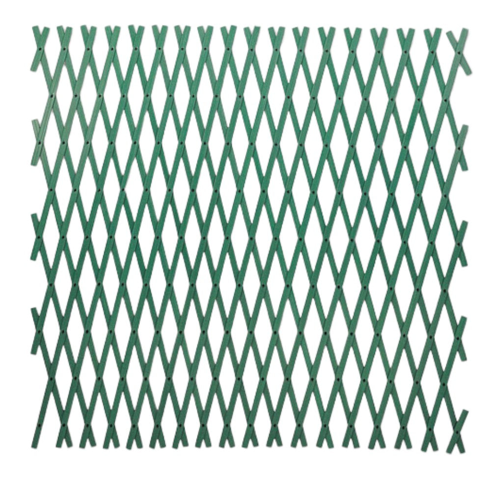 Treillis extensible en résine en bandes pour terrasses et balcons