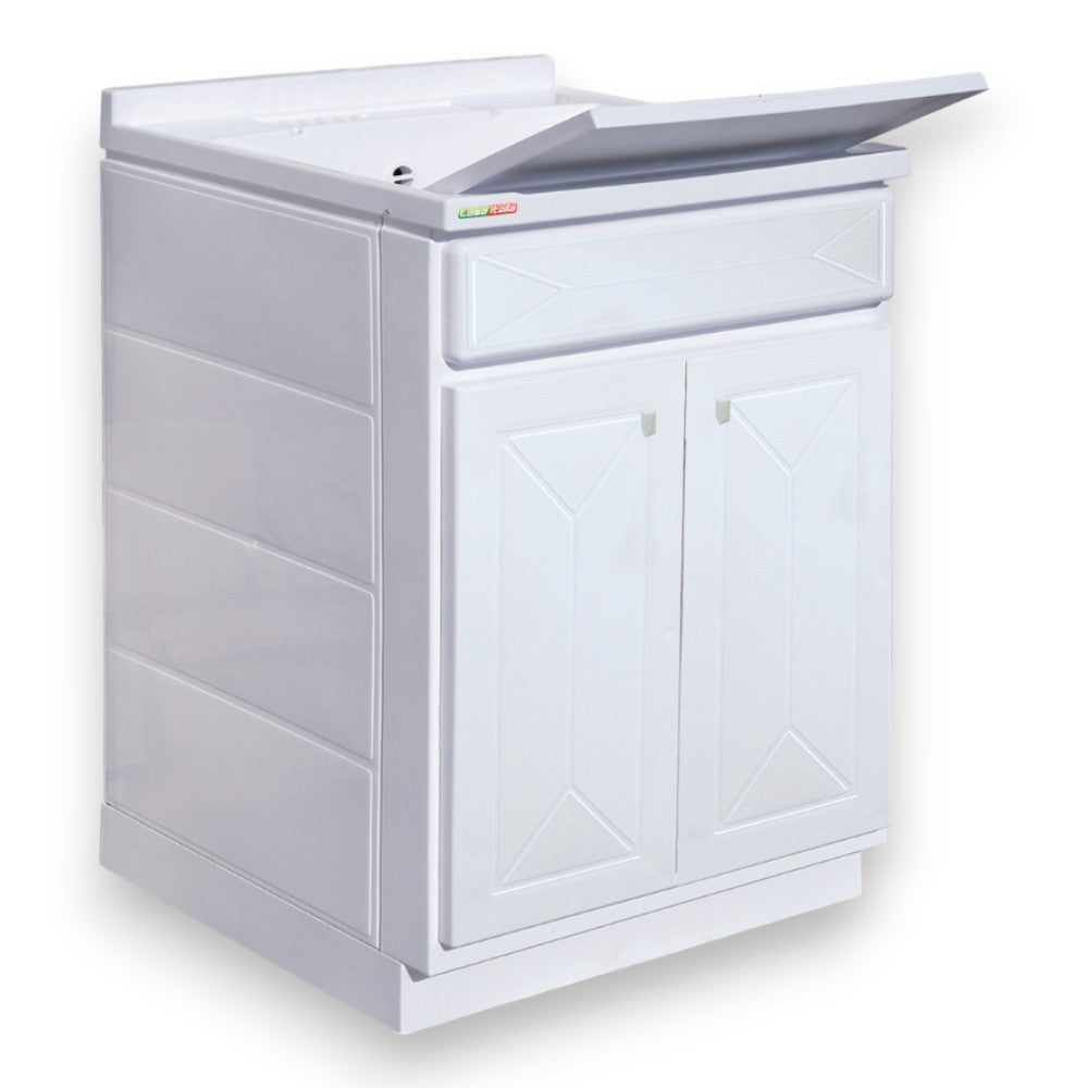 Meuble lavabo 2 portes 60x50xH84 cm