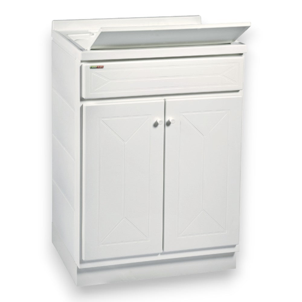 Meuble lavabo 2 portes 60x50xH84 cm