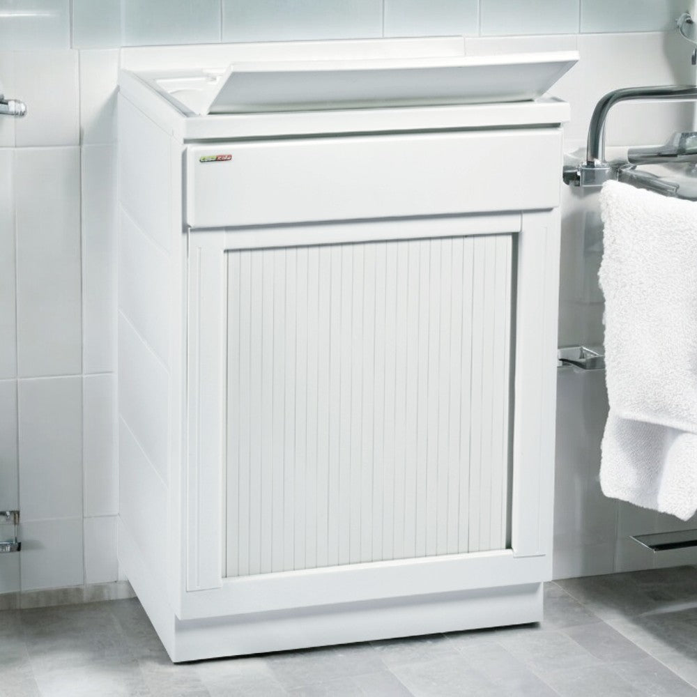 Meuble lavabo avec volet en polypropylène