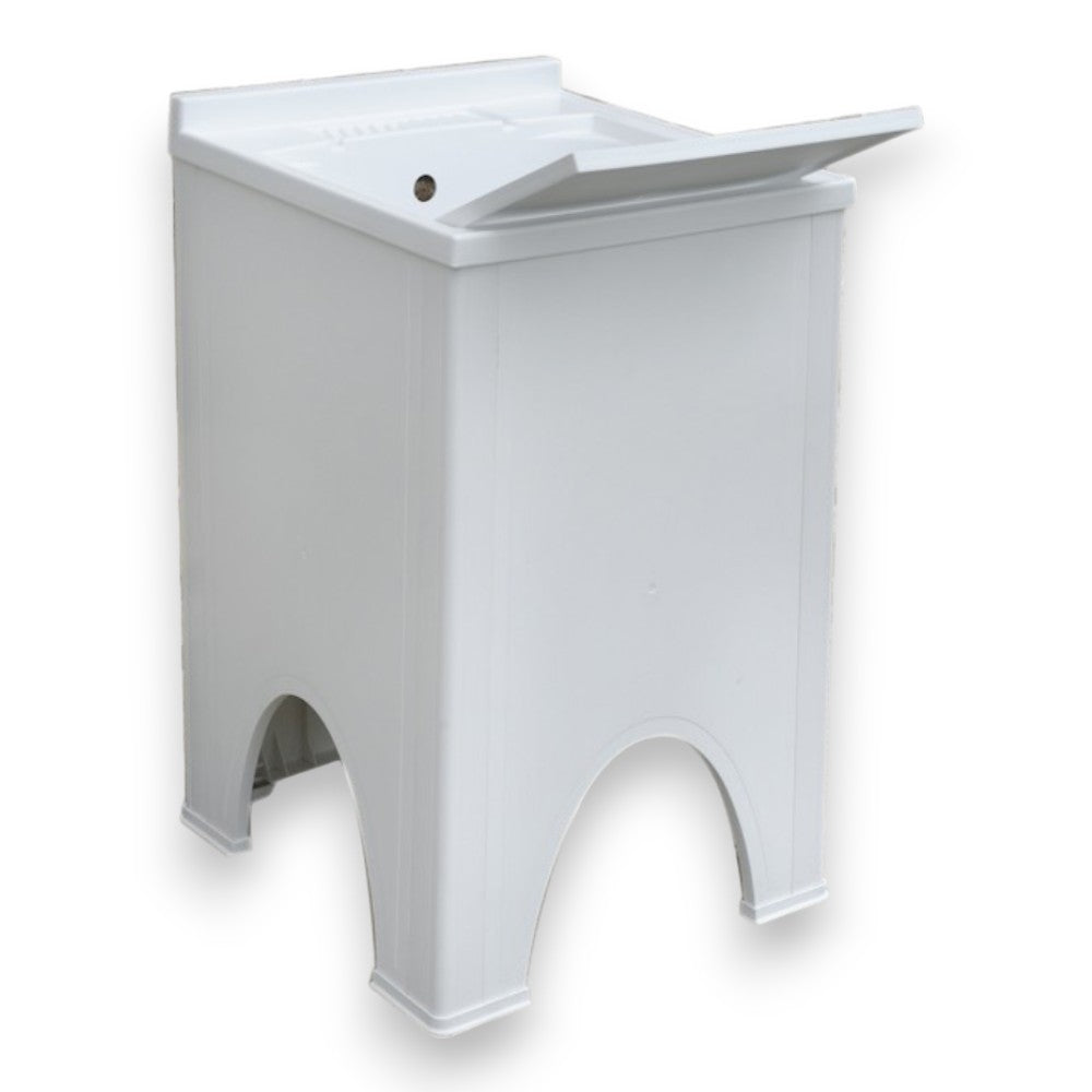 Meuble lavabo Limpio 50x50xH80 cm en polypropylène