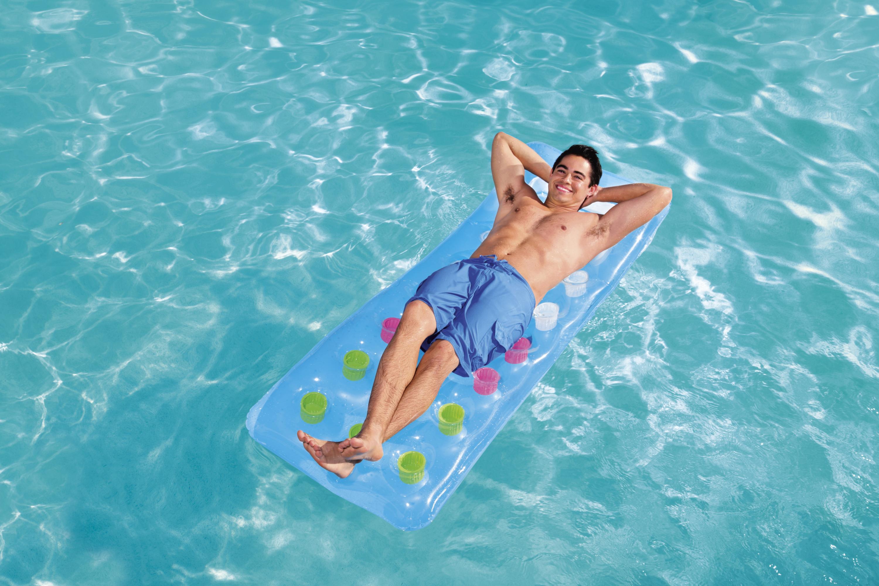 Matelas gonflable 18 trous avec fenêtre Fashion Lounge Bestway 43040