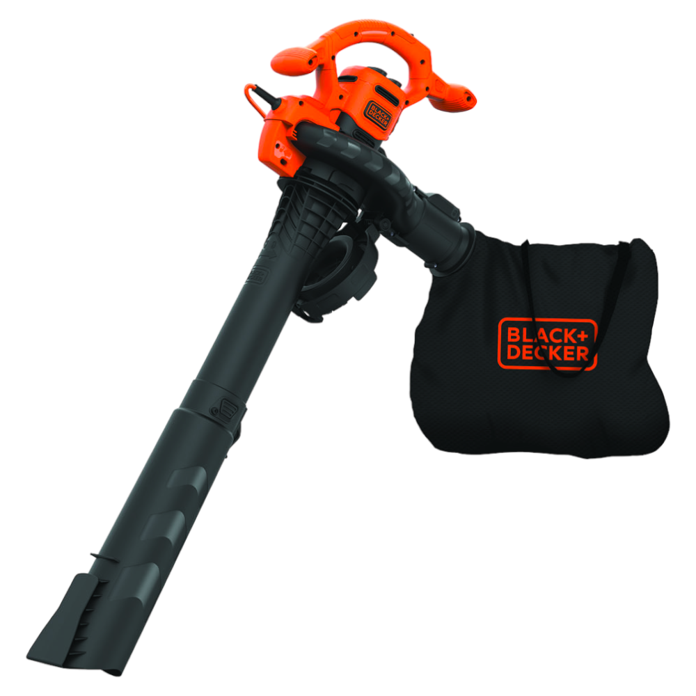 Aspirateur souffleur Broyeur de feuilles électrique avec sac Black + Decker BEBLV 2600W 