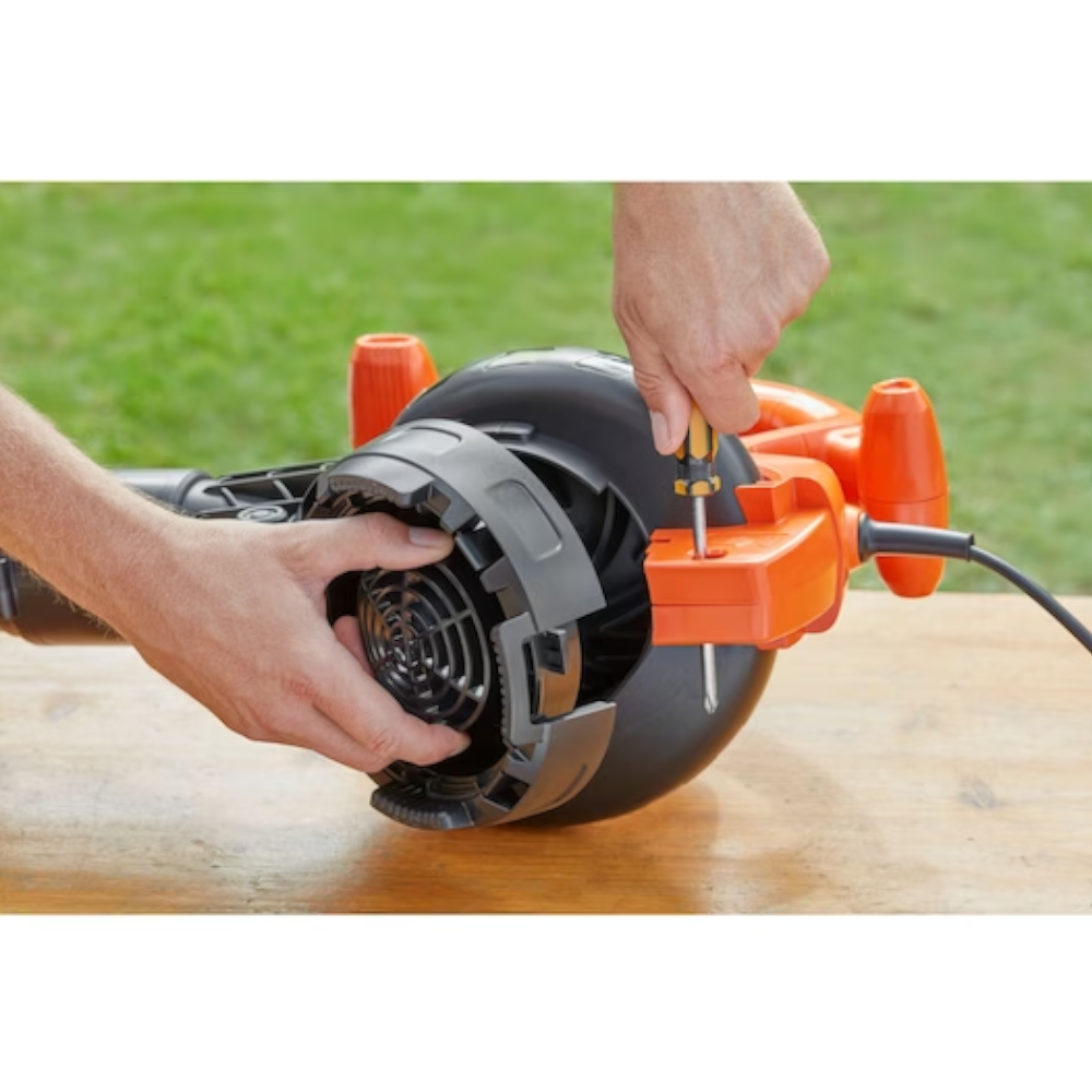 Aspirateur souffleur Broyeur de feuilles électrique avec sac Black + Decker BEBLV 2600W 