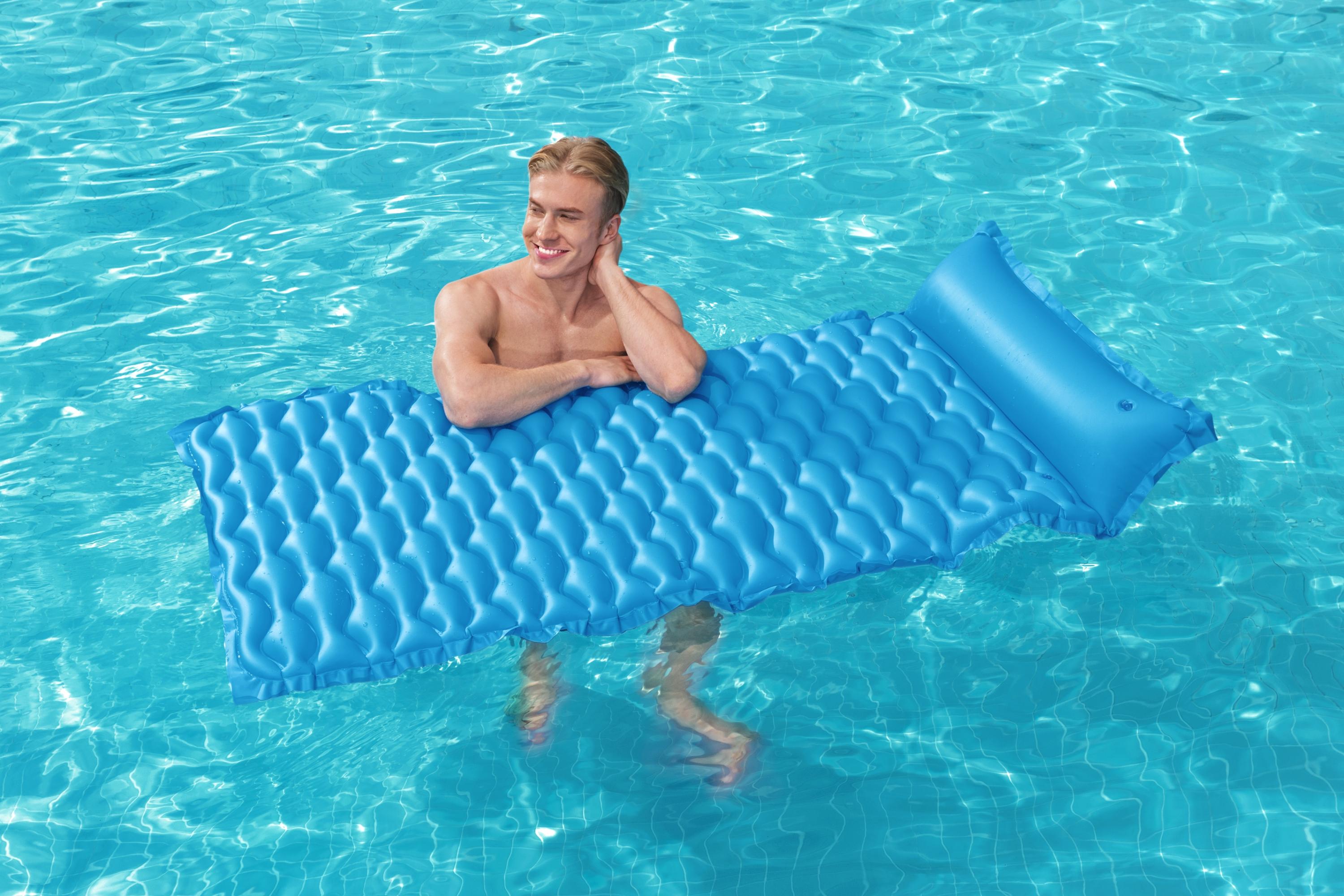 Bestway 44020 matelas gonflable enroulable peu encombrant pour piscine mer camping 