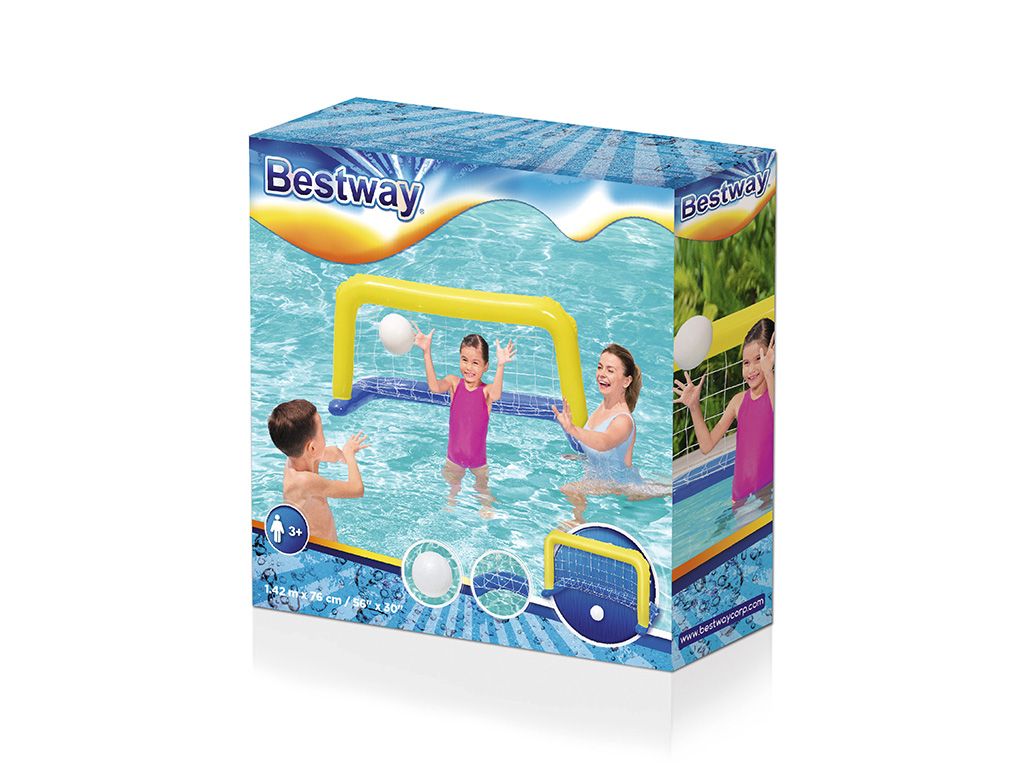 Filet de water-polo gonflable avec filet nylon 142xH76 cm BESTWAY 52123