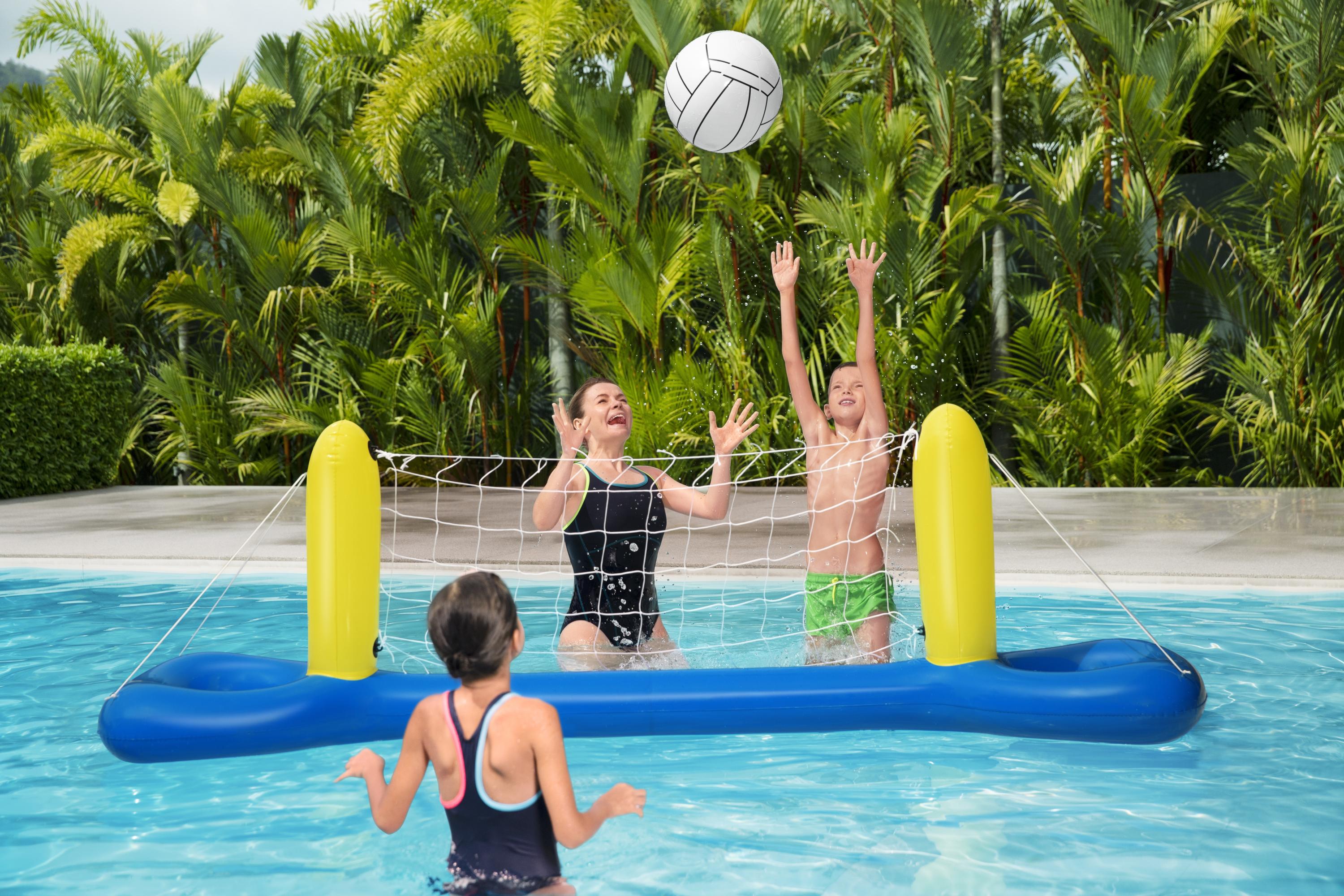 Filet de volley-ball gonflable pour piscine avec ballon Bestway 52133