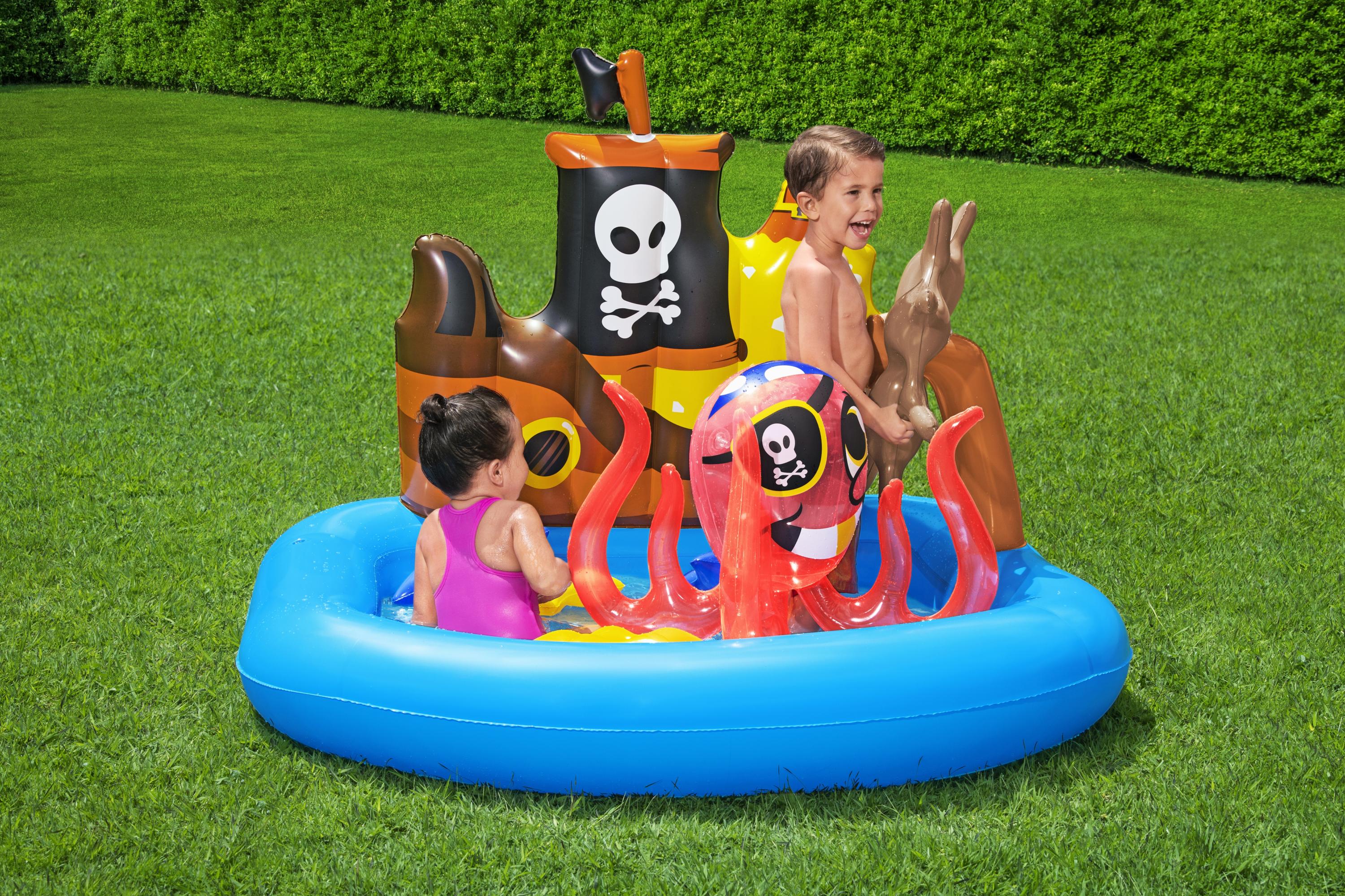 Piscine gonflable Play Center bateau pirate BESTWAY 52211