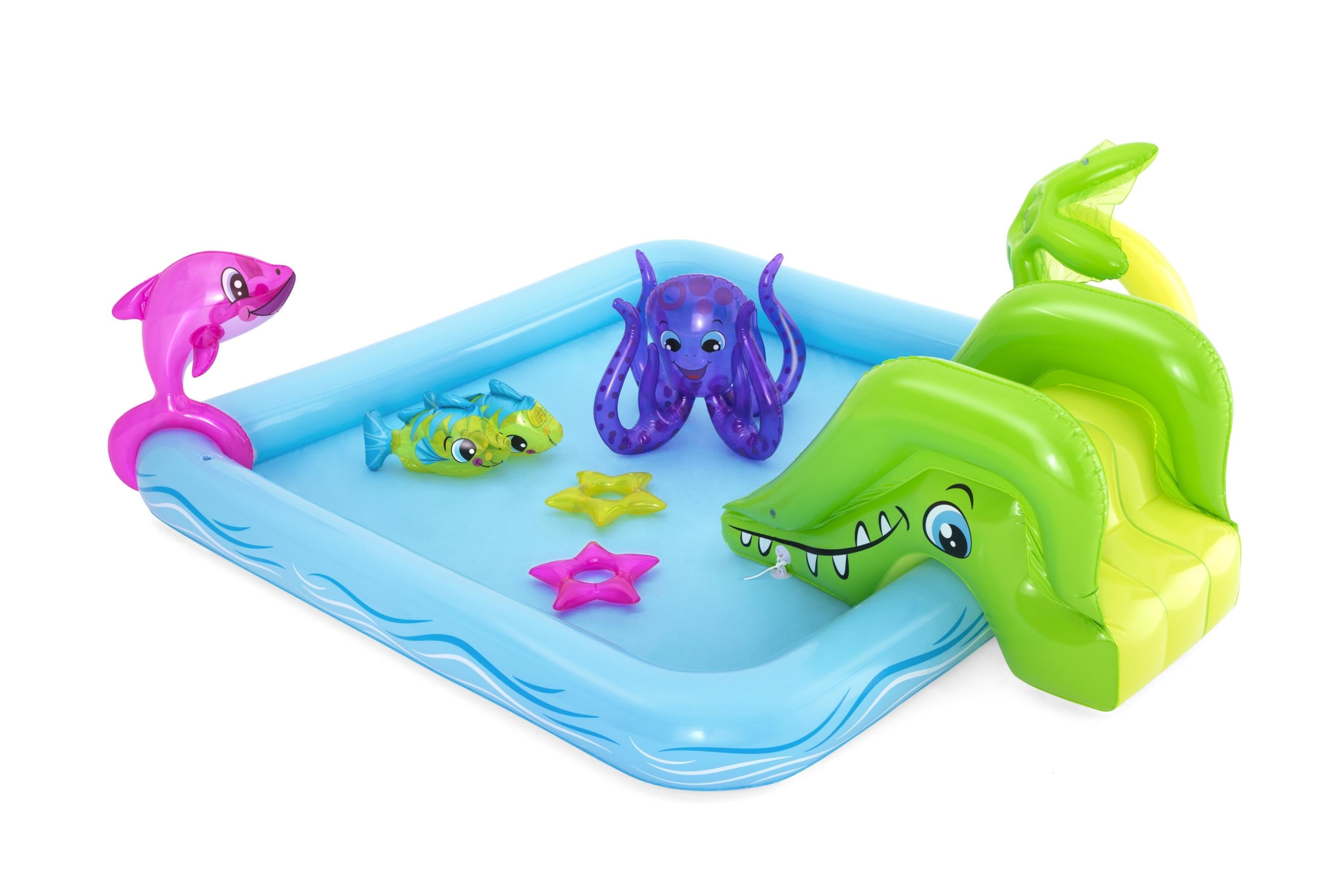 Piscine gonflable Aquarium fantastique centre de jeu Aquarium Bestway 53052 