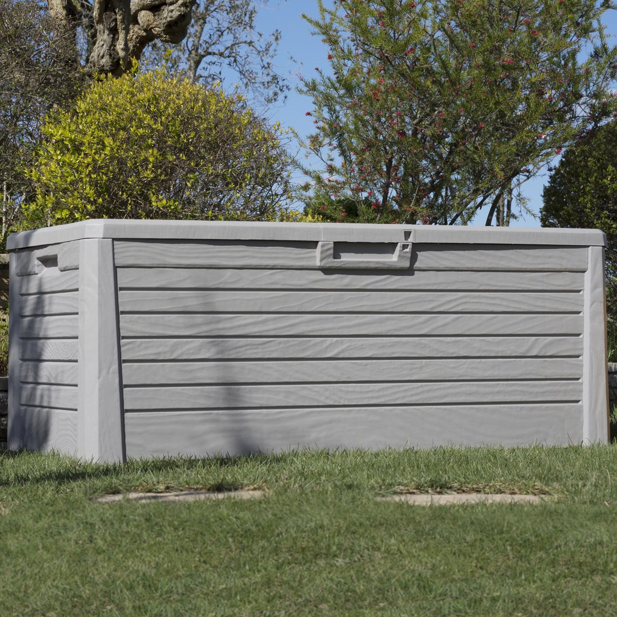 Coffre 147x72x60 coffre polyvalent en résine 550 lt Florida