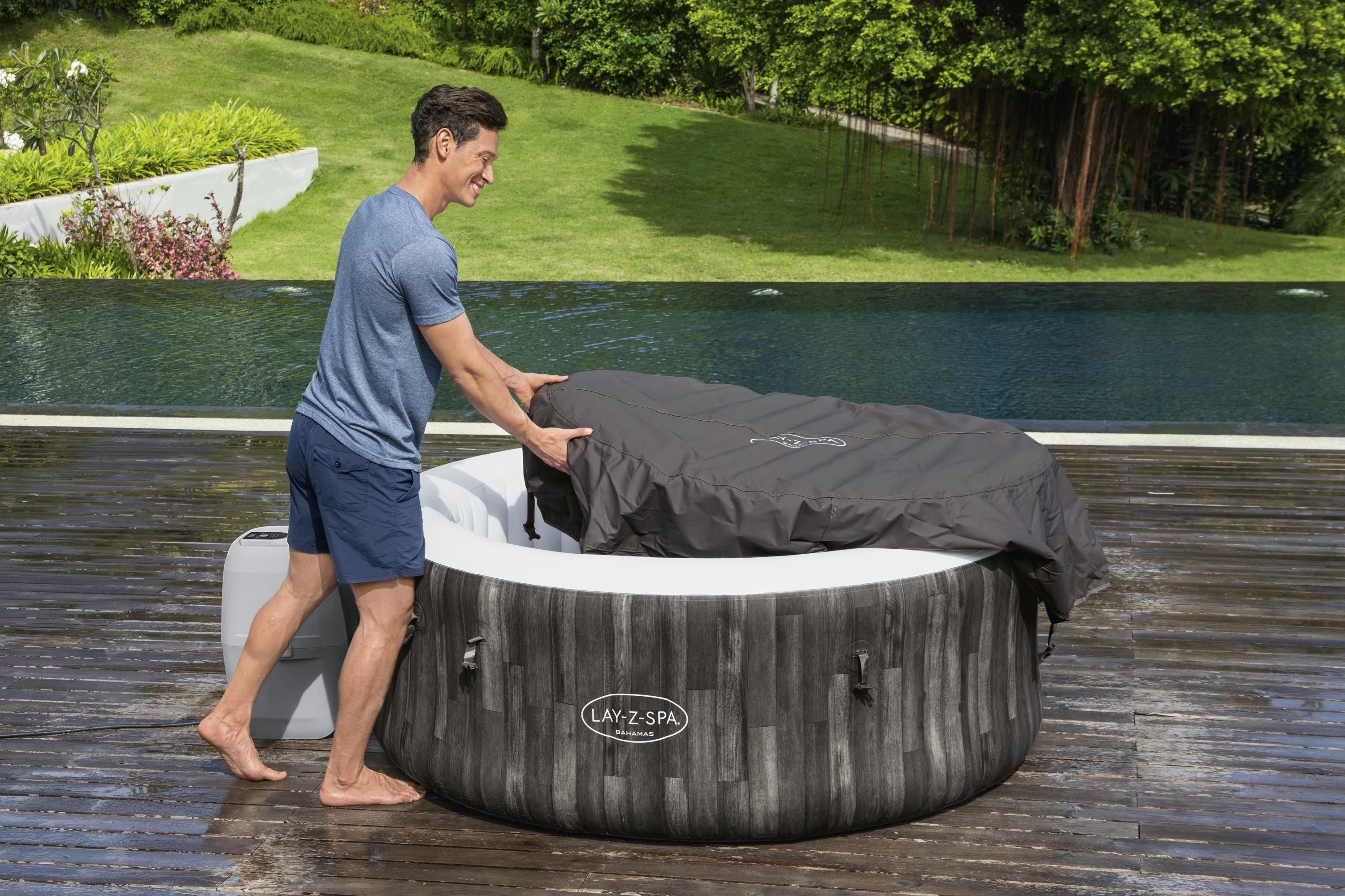 Piscine SPA Whirlpool Lay-Z-Spa Bahamas AirJet Bestway 60005 