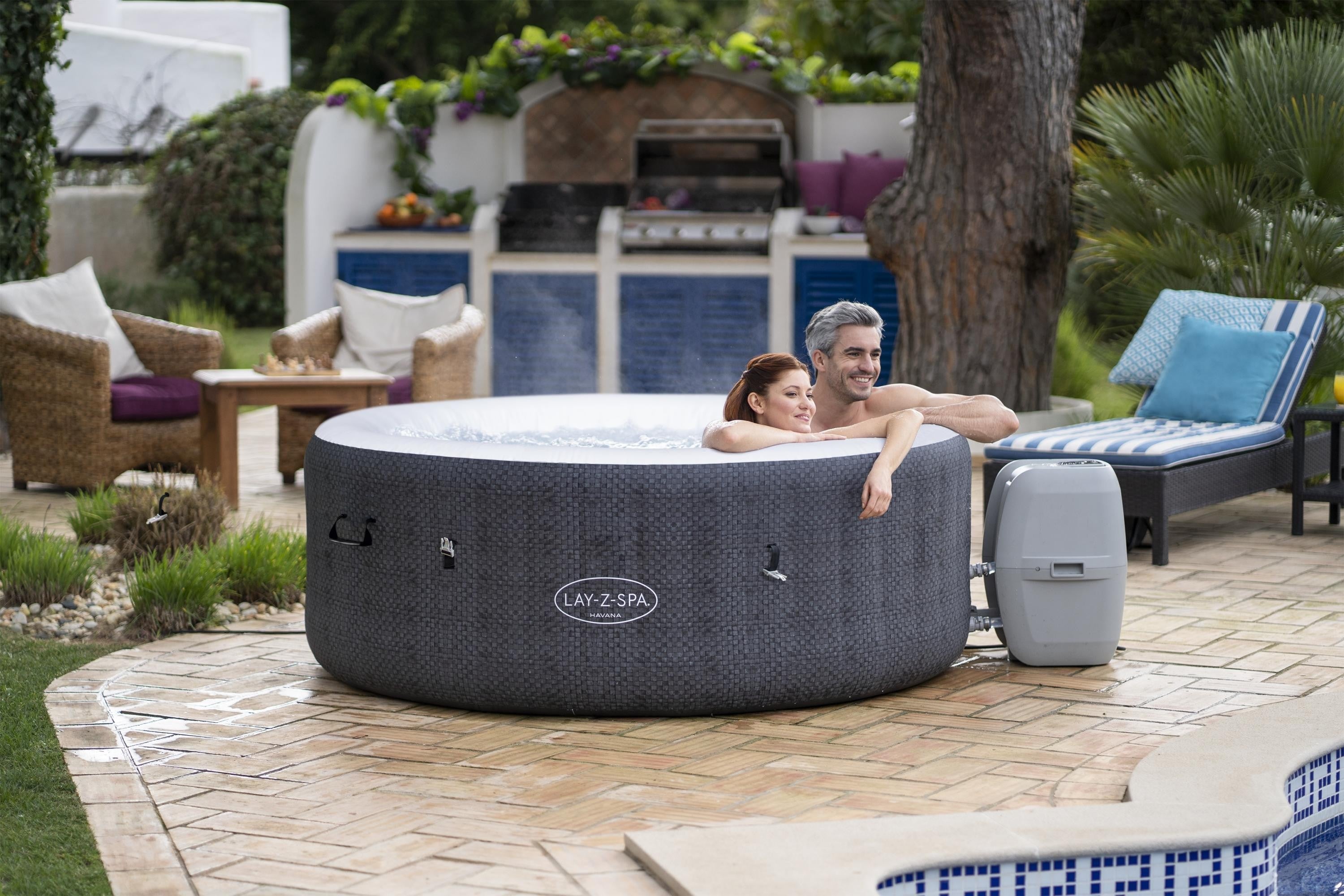 Piscine d'hydromassage SPA Lay-Z-Spa Havana AirJet Bestway 60035 