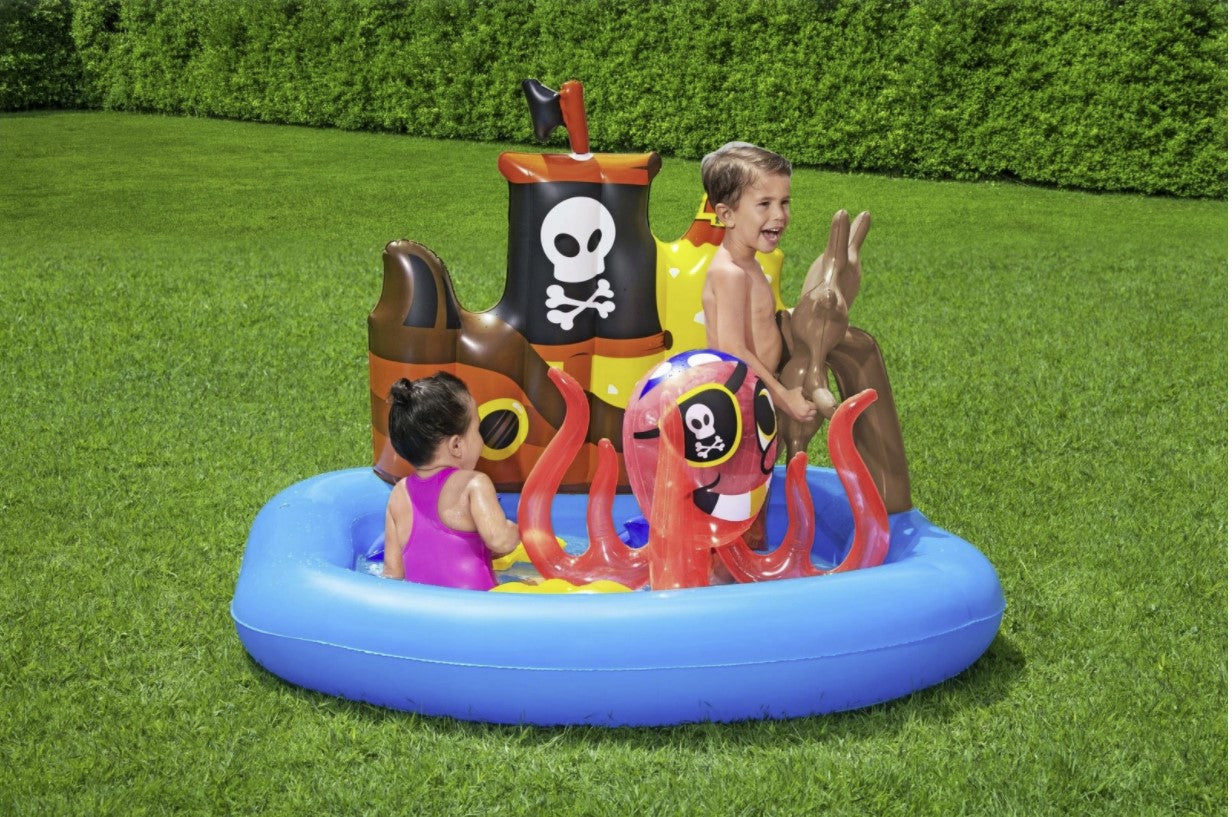 Piscine gonflable Play Center bateau pirate BESTWAY 52211