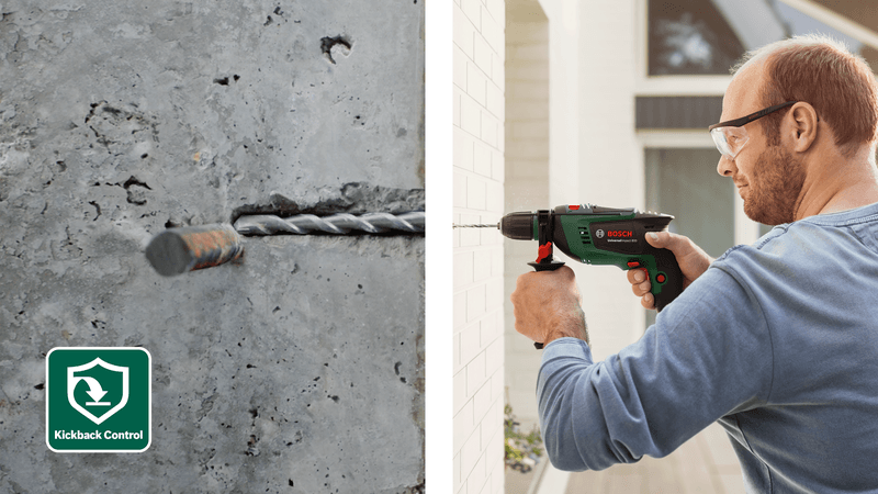 Perceuse à percussion avec fonction KickBack Control BOSCH Universal Impact 800 