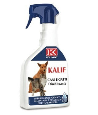 Repellente spray 750 ml disabituante igienico per cani e gatti Kollant Kalif