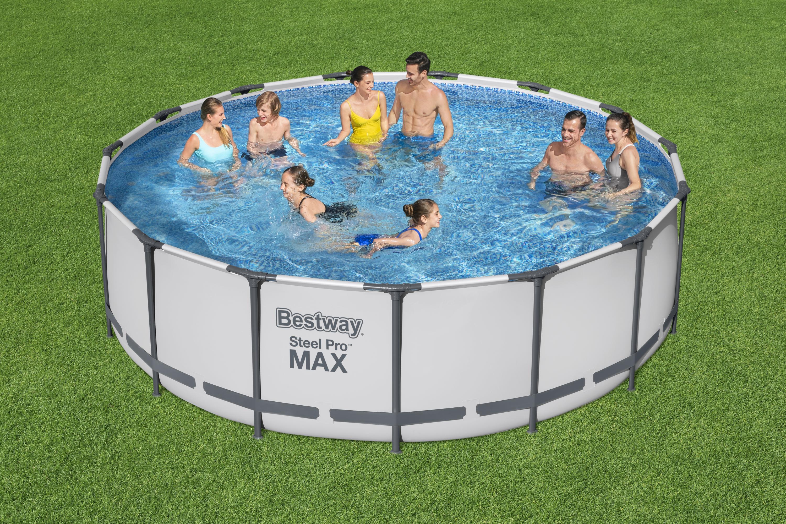Piscine ronde avec structure Steel Pro Max 457X122 cm Bestway 56438 
