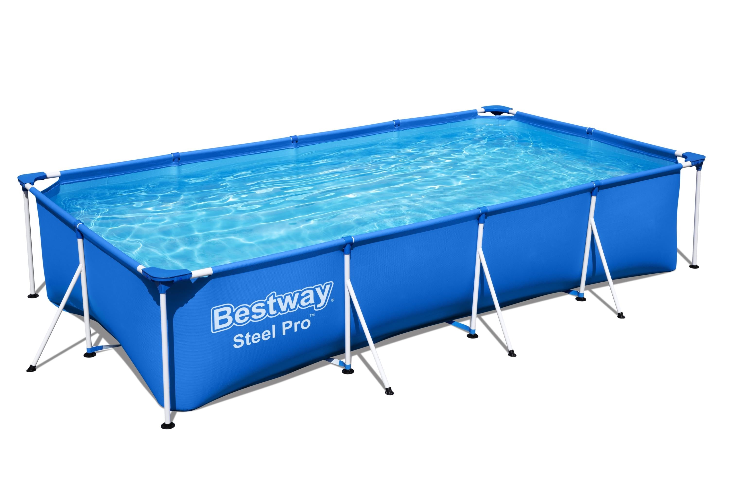 Piscine rectangulaire Steel Pro 400x211x81cm Bestway 56424 
