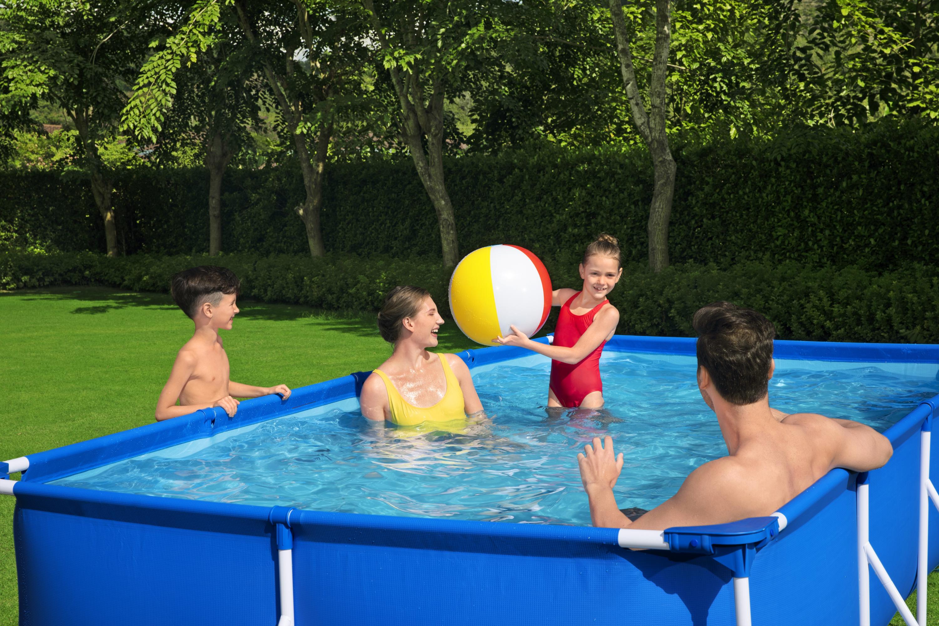 Piscine rectangulaire Steel Pro 400x211x81cm Bestway 56424 