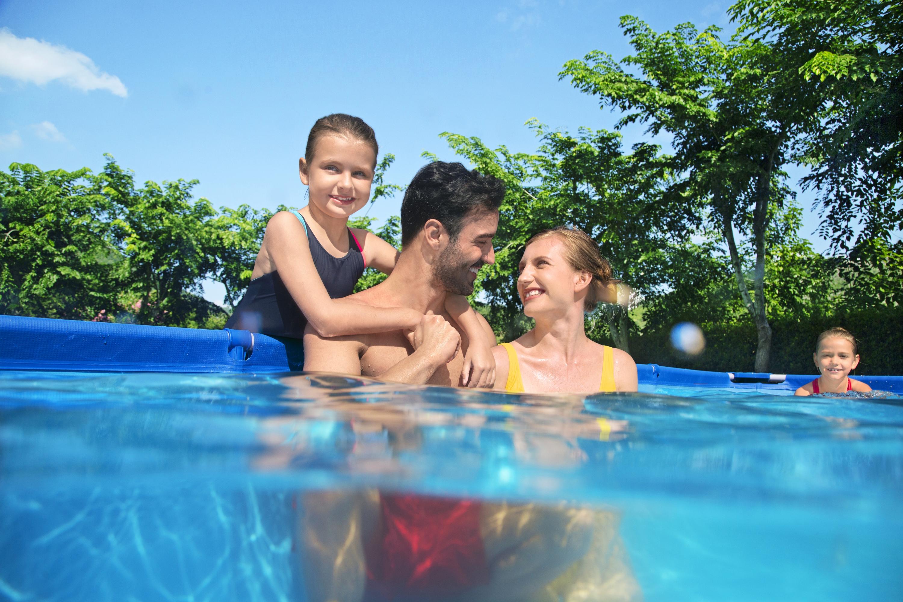 Piscine rectangulaire Steel Pro 400x211x81cm Bestway 56424 