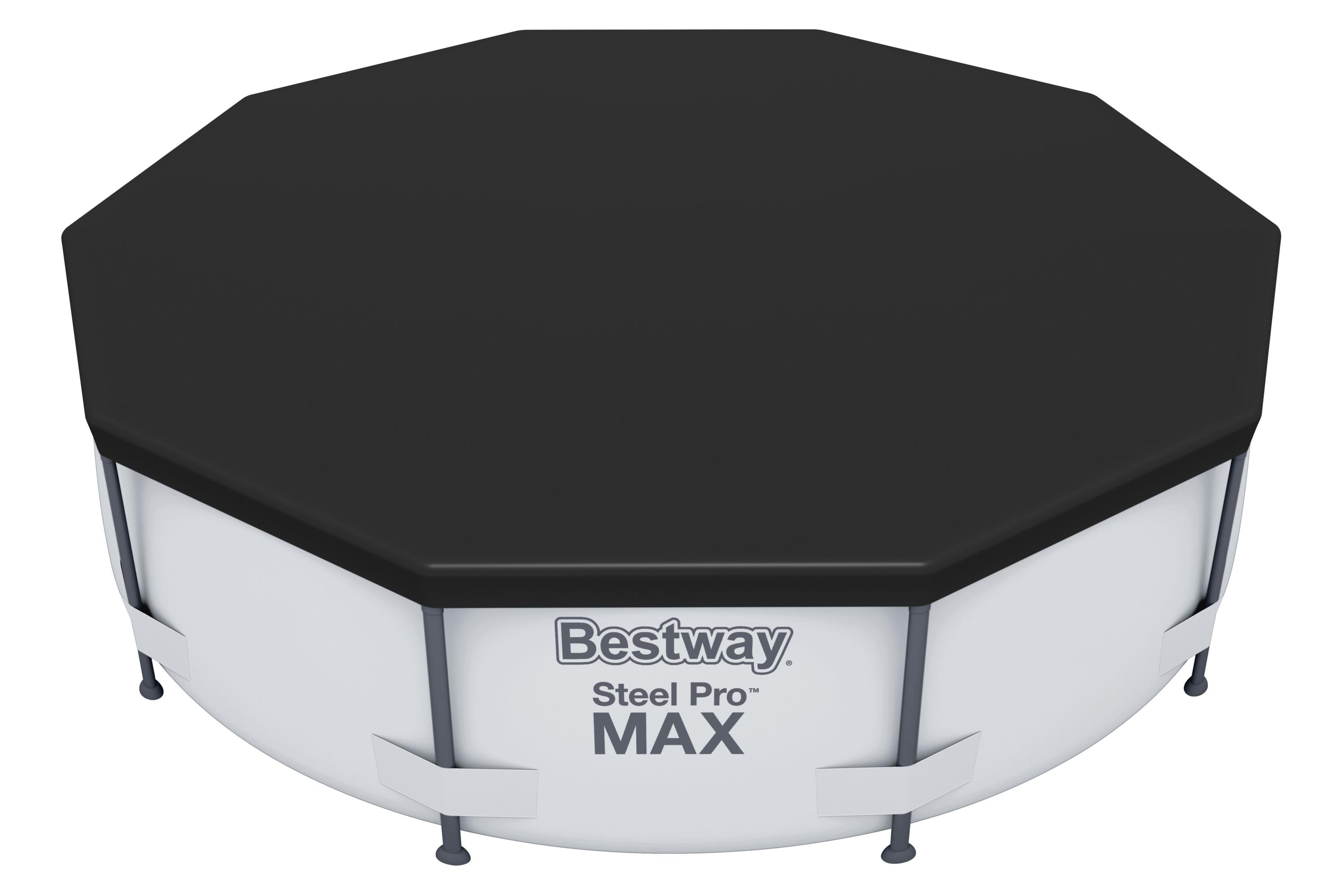 Toile de couverture pour piscine ronde diamètre 305 cm avec structure Bestway 58036
