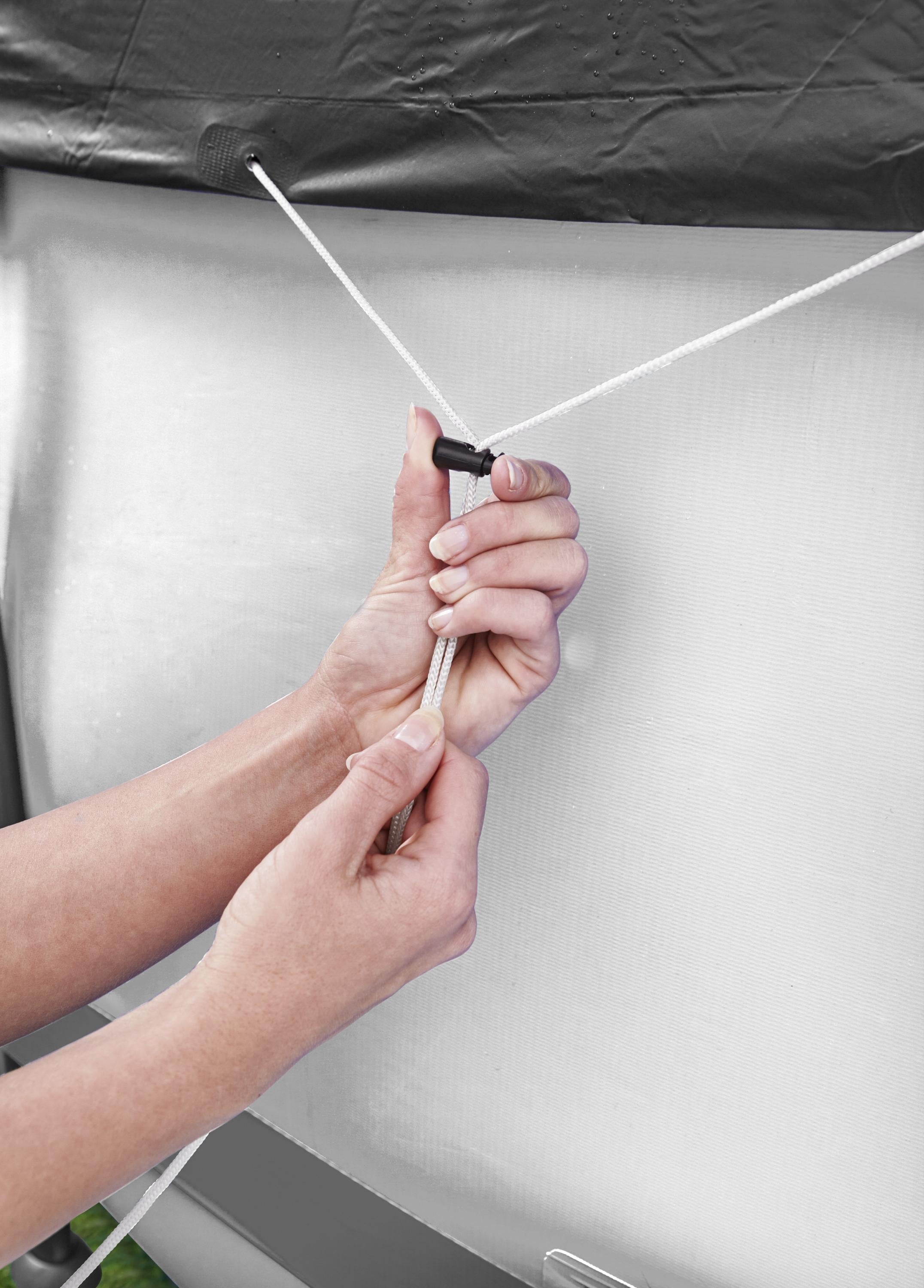 Toile de couverture pour piscine ronde diamètre 305 cm avec structure Bestway 58036