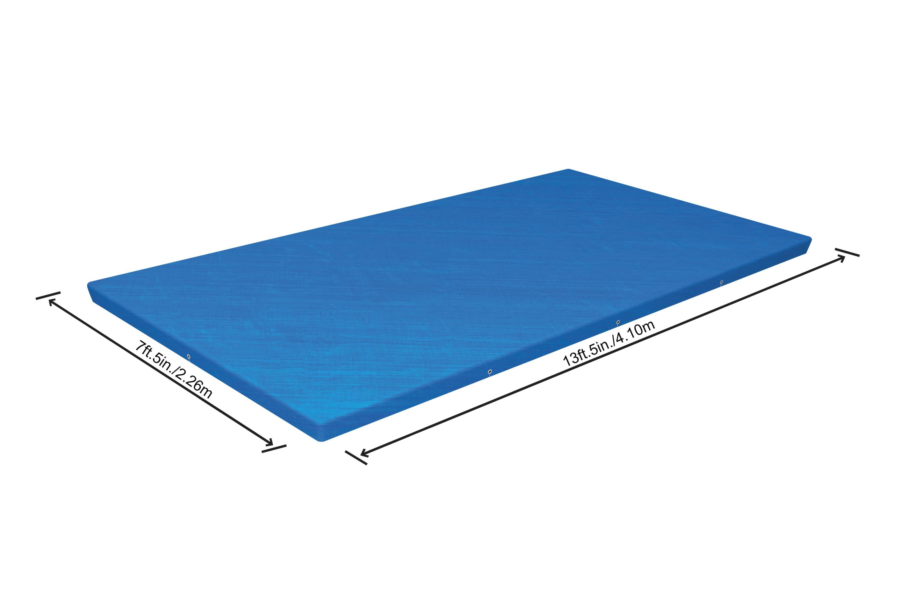 Couverture de piscine 400 x 200 à structure rectangulaire Bestway 58107 