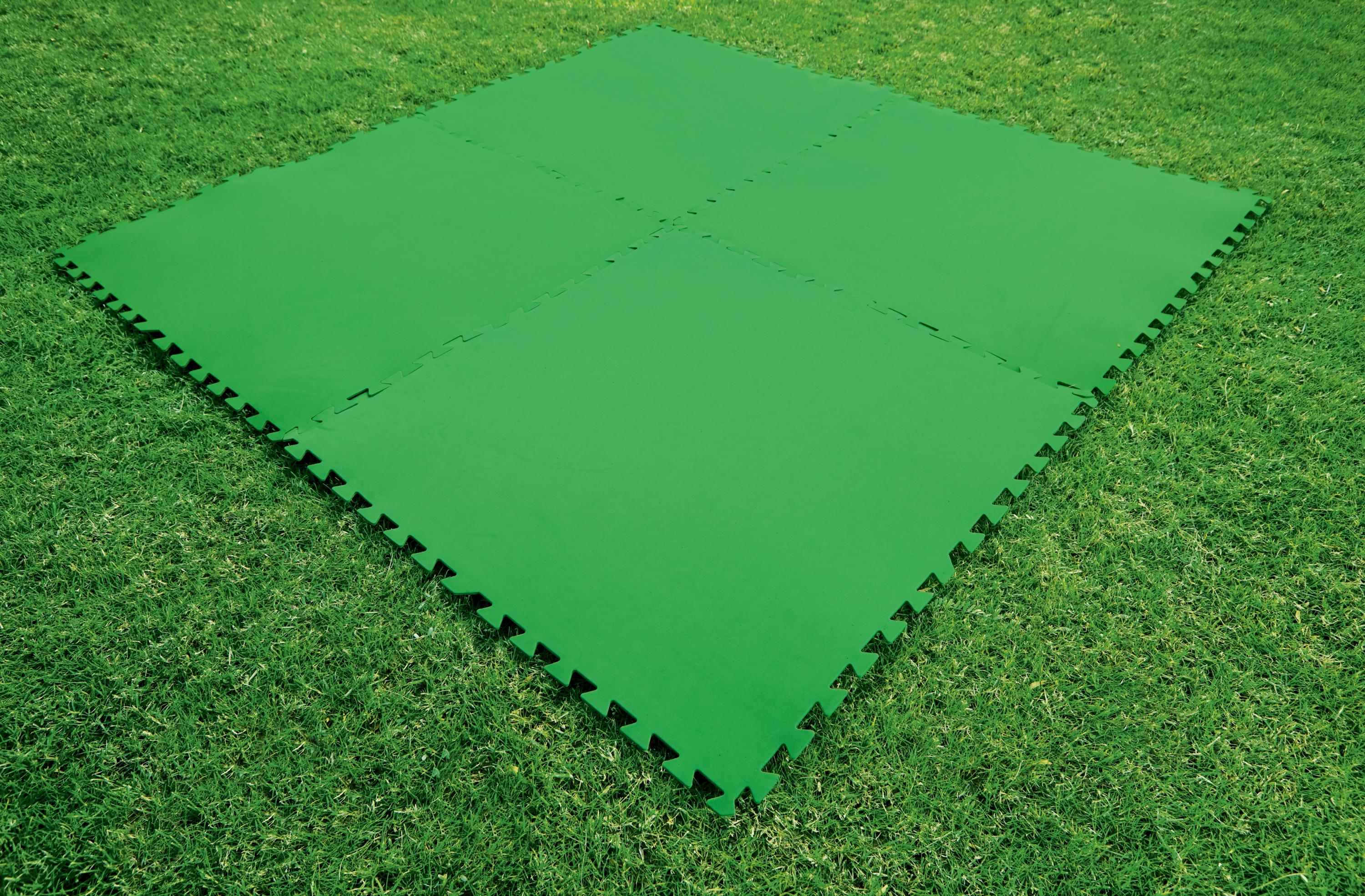 Bestway 58636 tapis puzzle emboîtable modulable et protecteur sous piscine et jeux