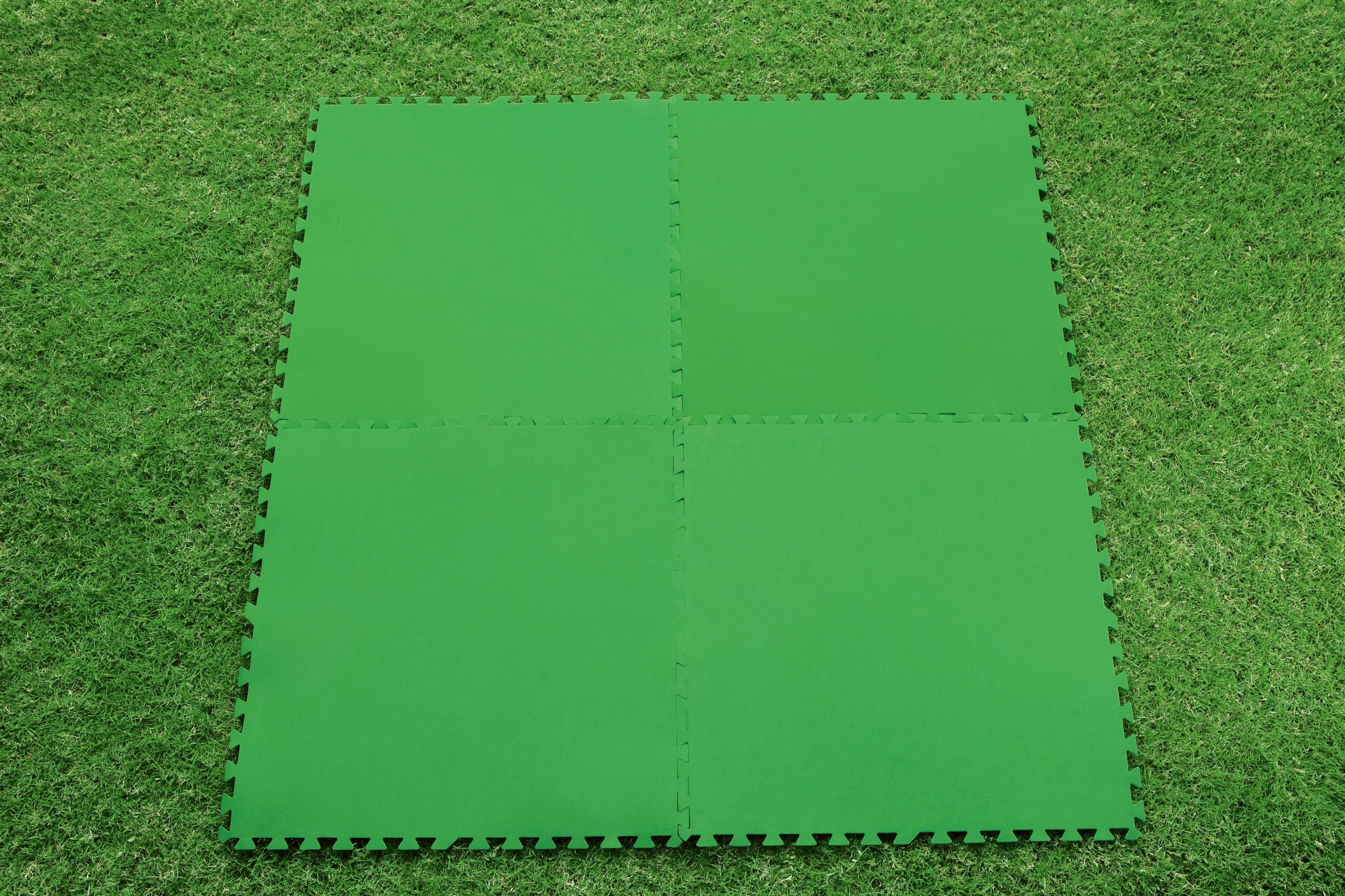 Bestway 58636 tapis puzzle emboîtable modulable et protecteur sous piscine et jeux