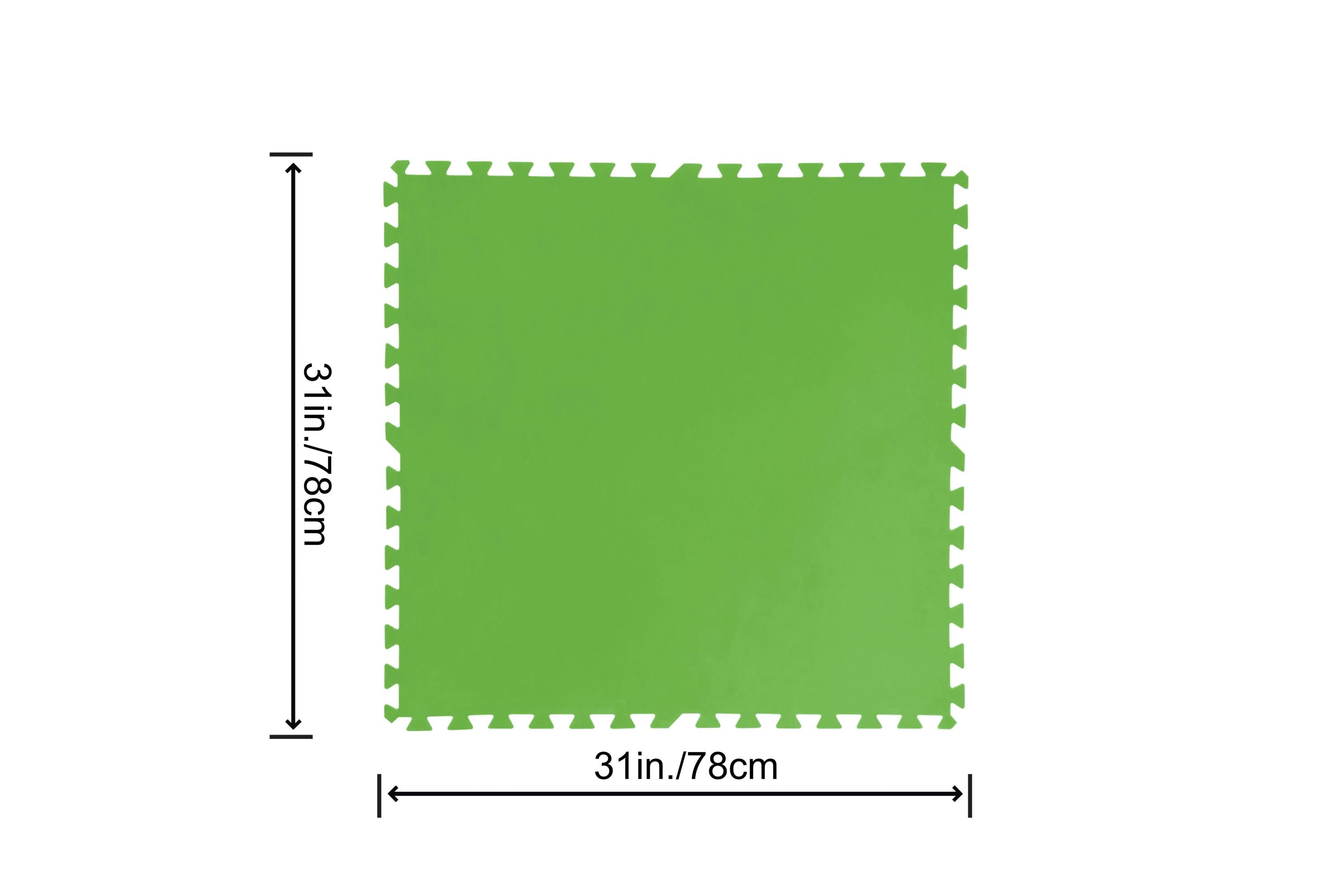 Bestway 58636 tapis puzzle emboîtable modulable et protecteur sous piscine et jeux