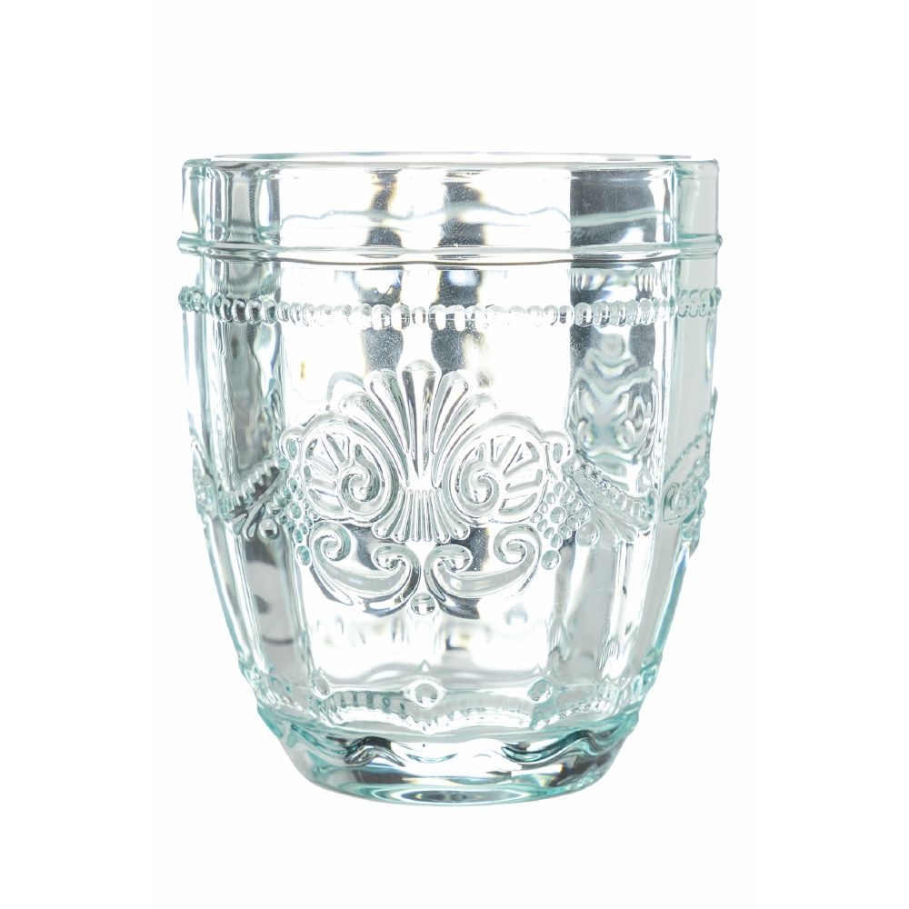 Coffret de 6 verres à eau 265 ml en verre à décor arabesque Syrah Océan