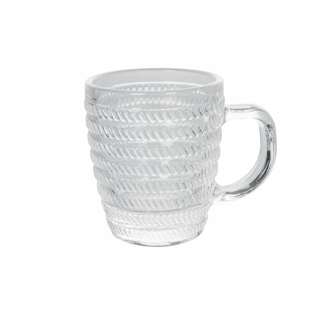 Set de 6 tasses à café en verre 90 ml Géométries