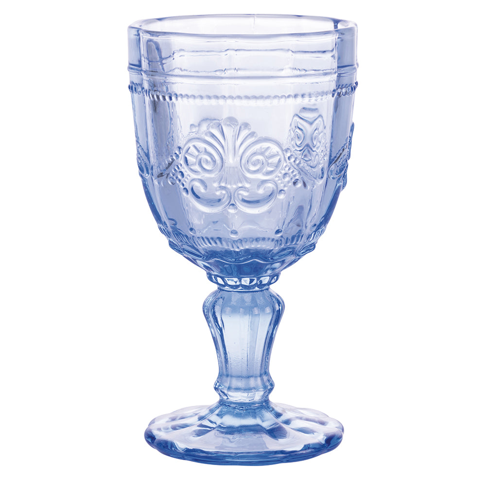 Coffret de 4 verres 265 ml en verre à décor guilloché Syrah Provence