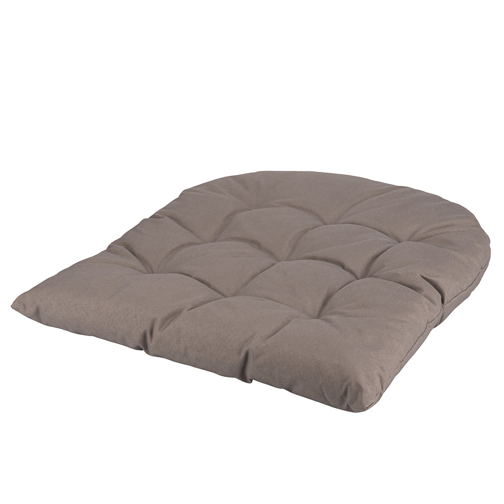 Coussin semi ovale haut rembourré 50x46 cm pour fauteuil Pachà