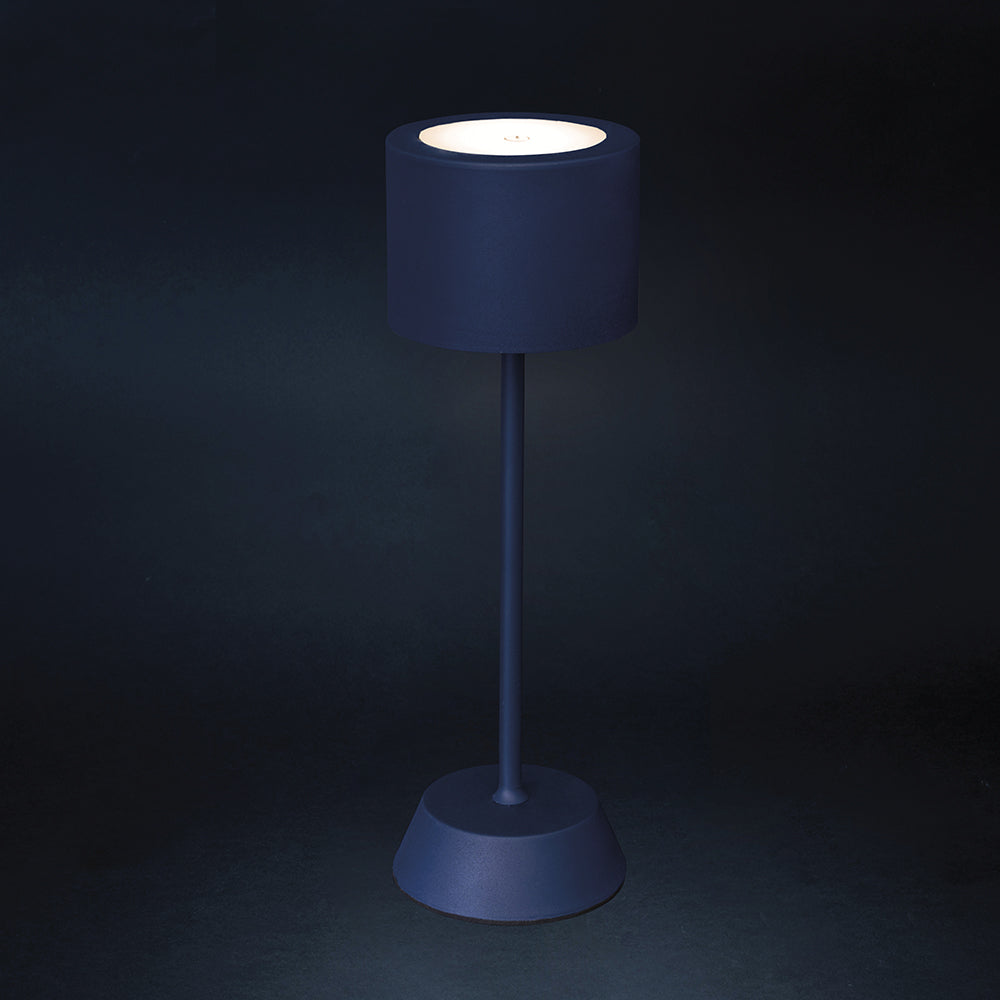 Lampe de table Aladina avec capteur tactile rechargeable 3 intensités de luminosité bleue