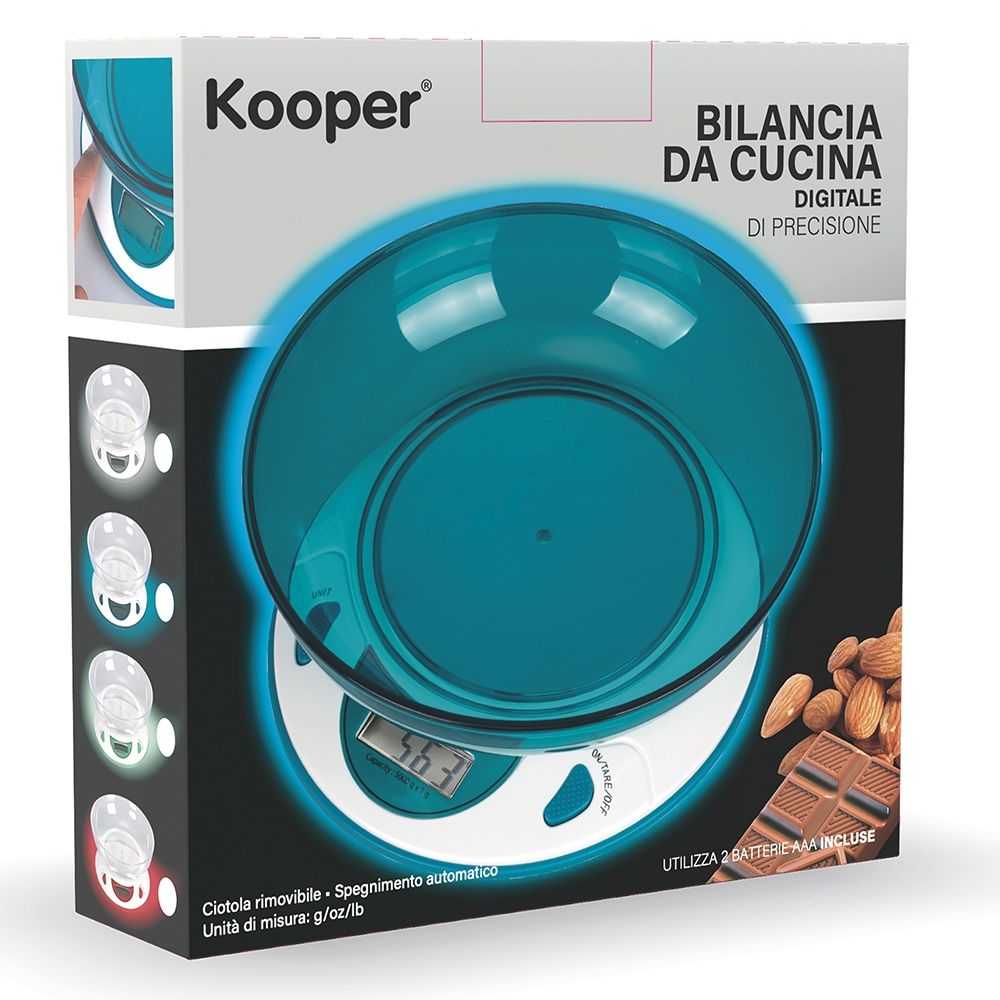 Balance de cuisine numérique Kooper 1 L avec bol