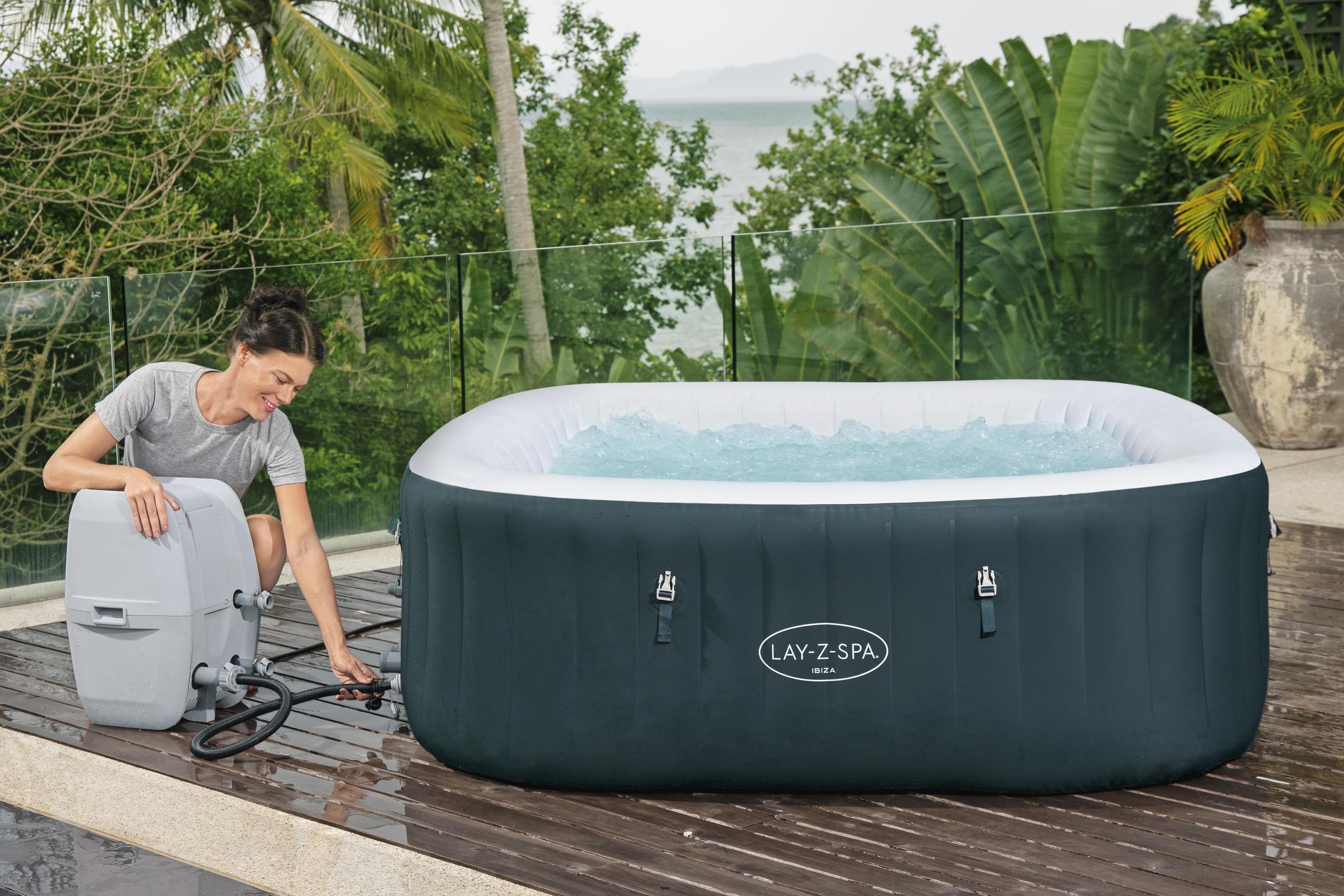 Piscine d'hydromassage SPA Lay-Z-Spa Ibiza AirJet Bestway 60015 