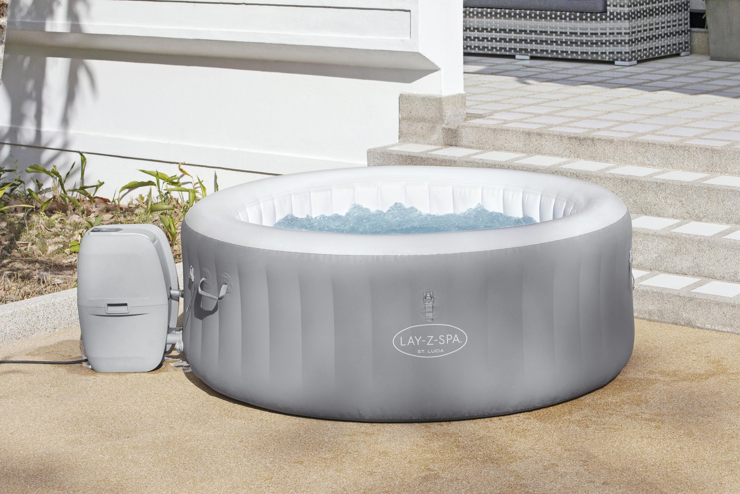 Piscine d'hydromassage SPA Lay-Z-Spa St Lucia AirJet Bestway 60037 