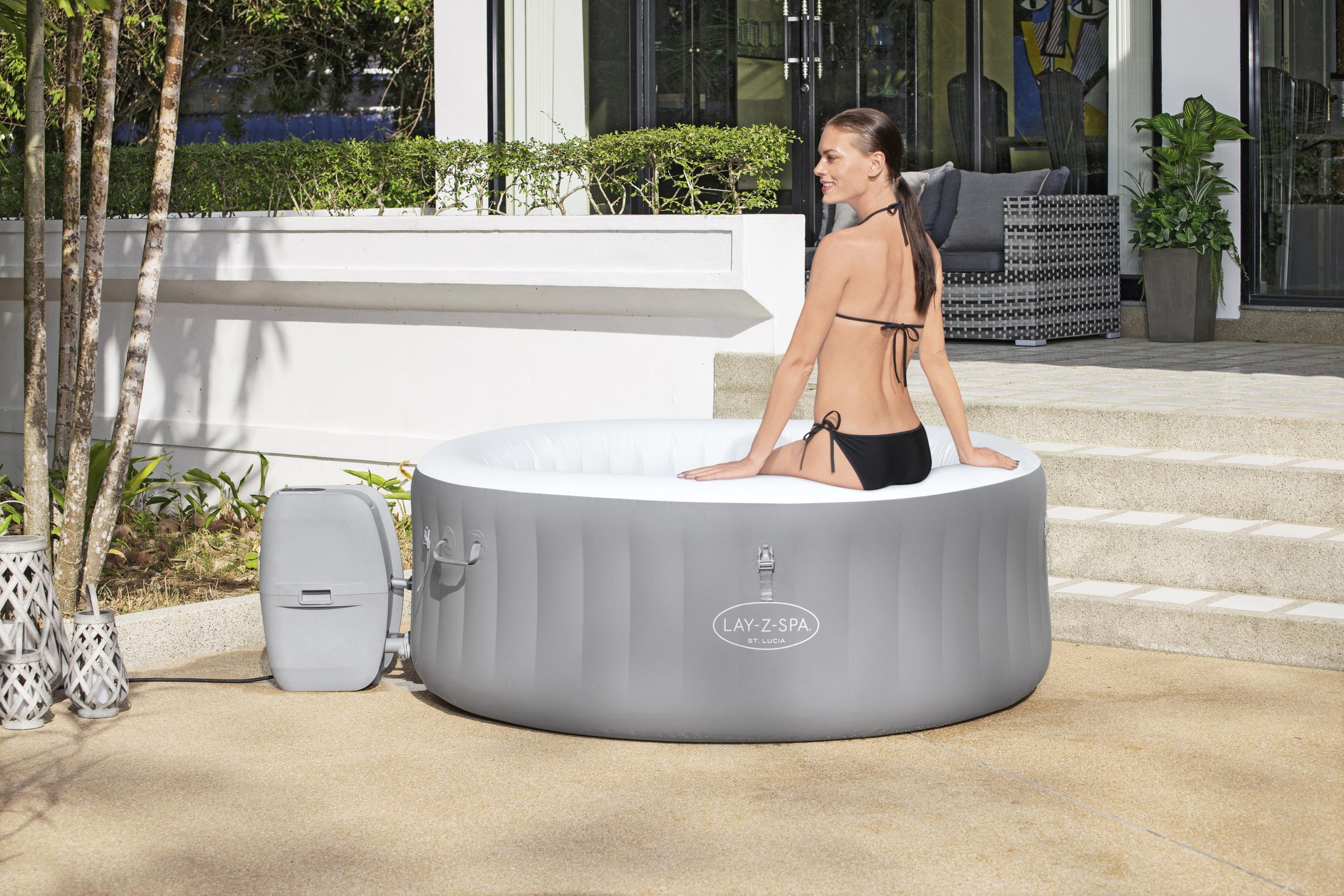 Piscine d'hydromassage SPA Lay-Z-Spa St Lucia AirJet Bestway 60037 