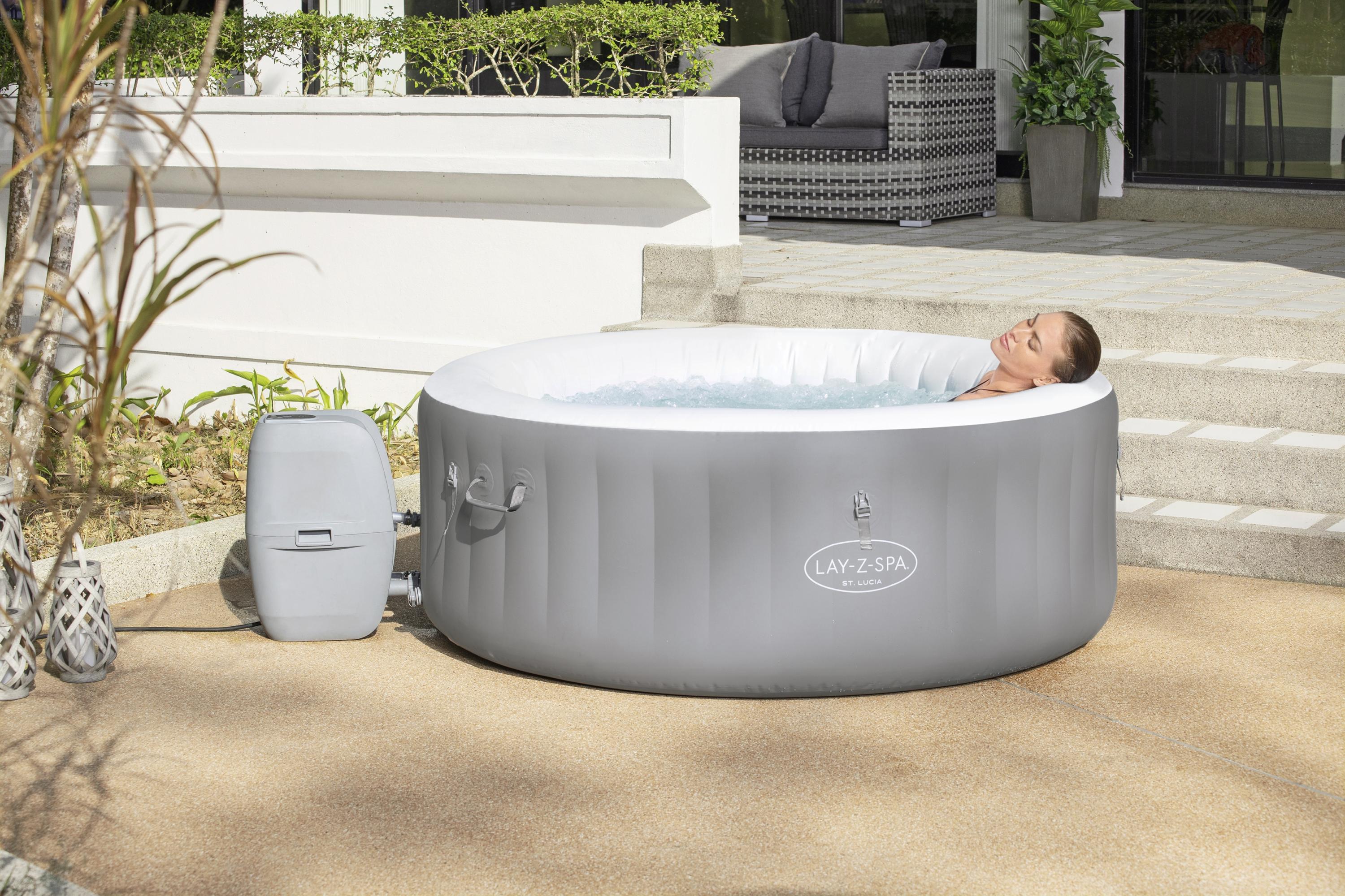 Piscine d'hydromassage SPA Lay-Z-Spa St Lucia AirJet Bestway 60037 