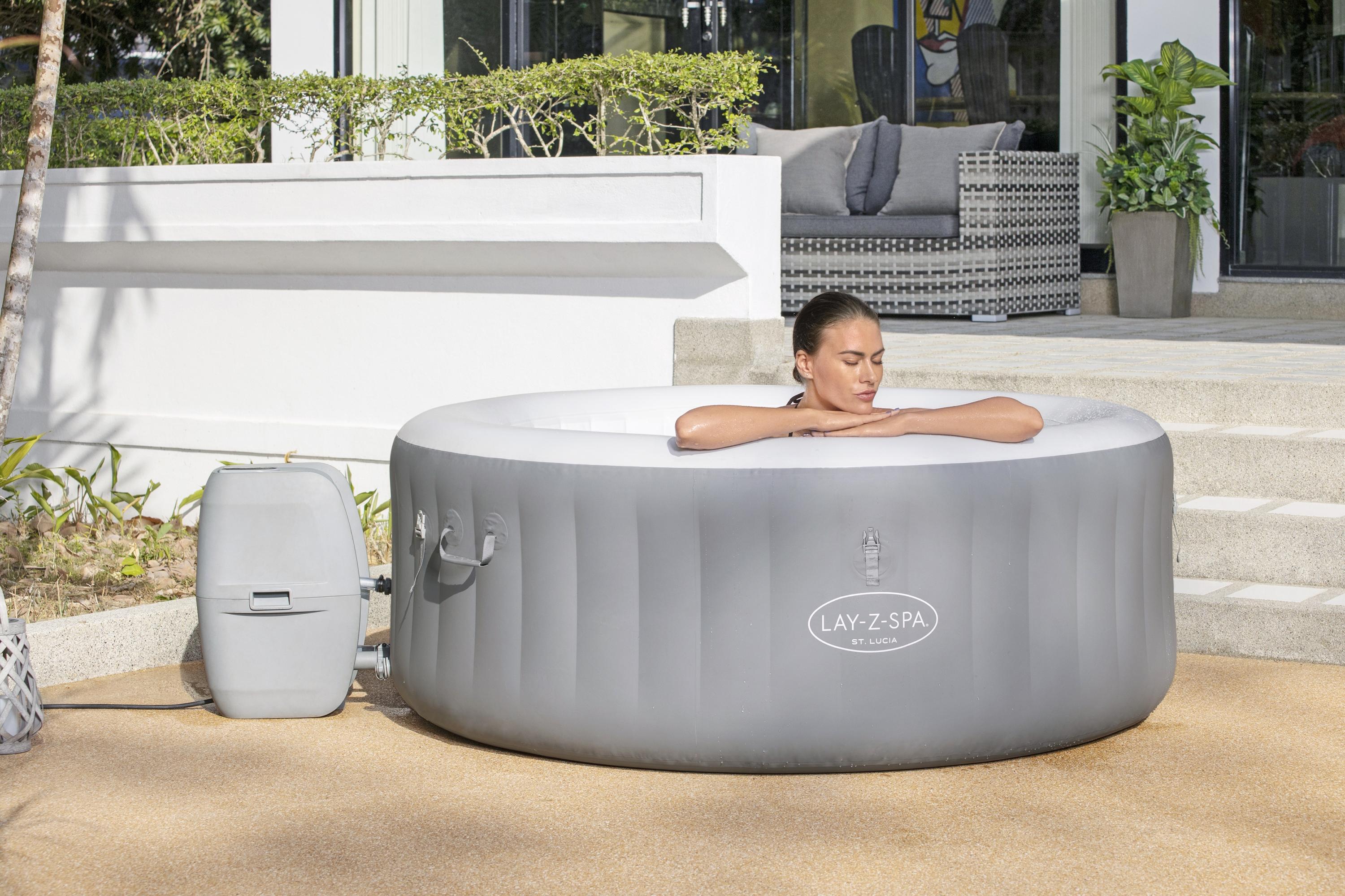 Piscine d'hydromassage SPA Lay-Z-Spa St Lucia AirJet Bestway 60037 