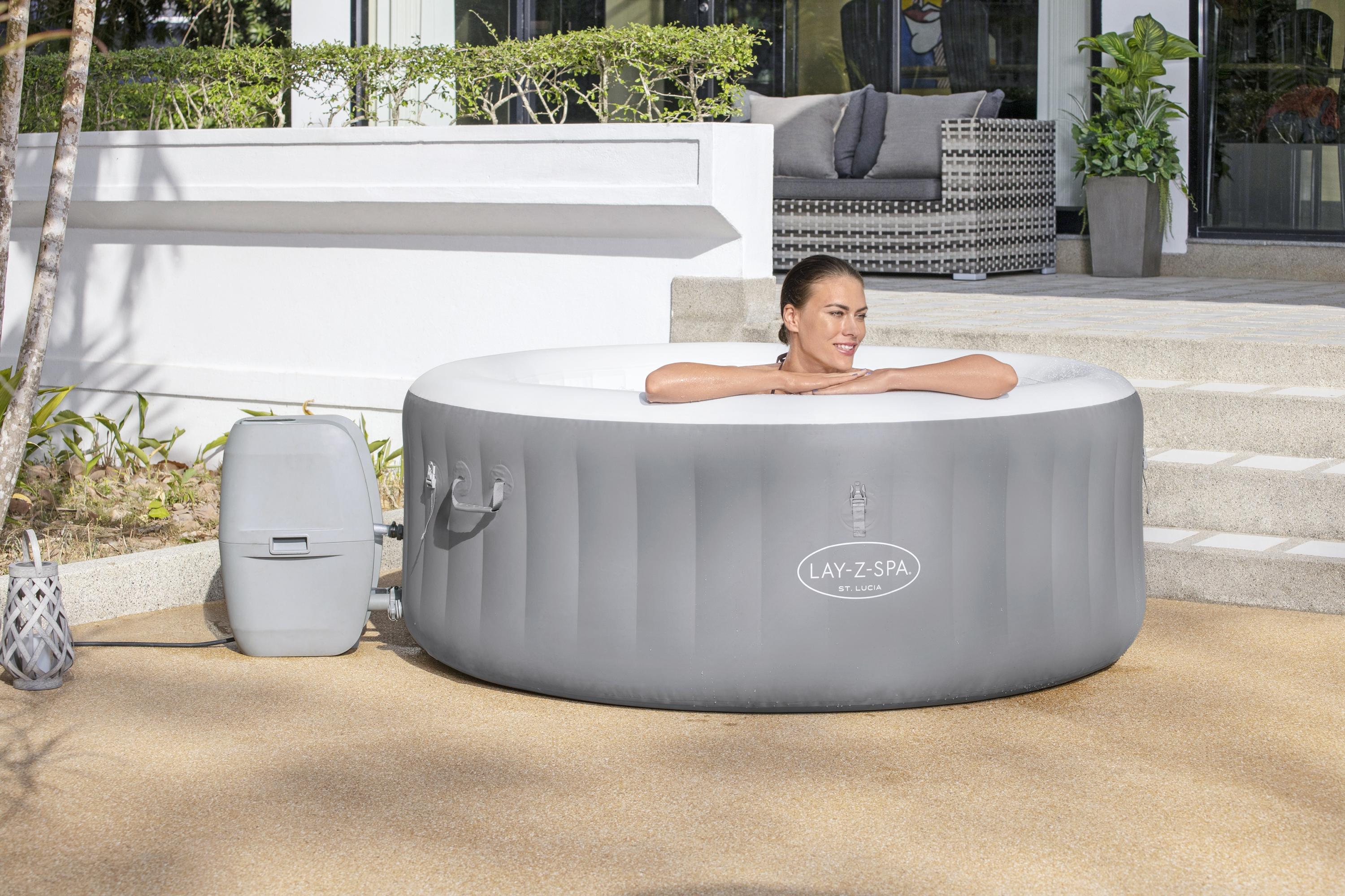 Piscine d'hydromassage SPA Lay-Z-Spa St Lucia AirJet Bestway 60037 