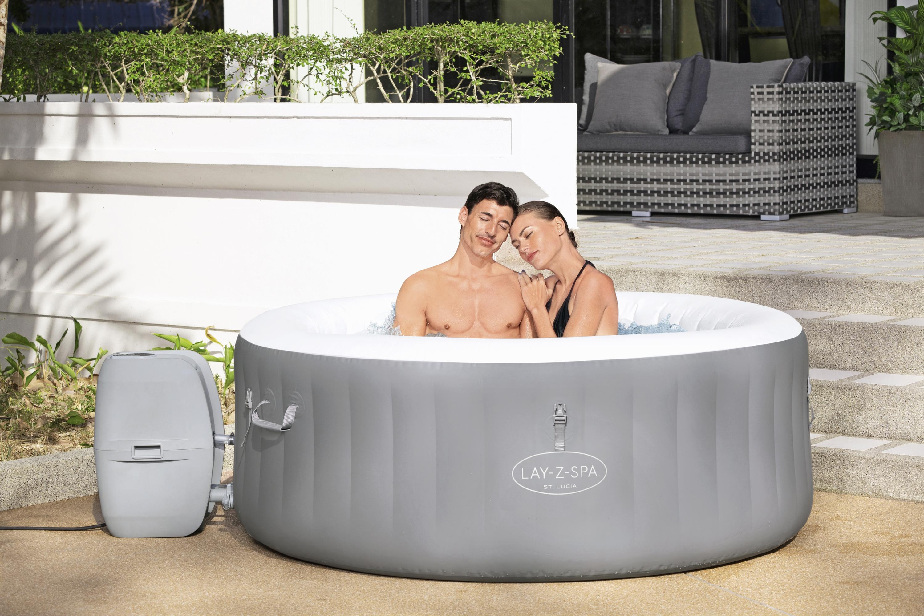 Piscine d'hydromassage SPA Lay-Z-Spa St Lucia AirJet Bestway 60037 