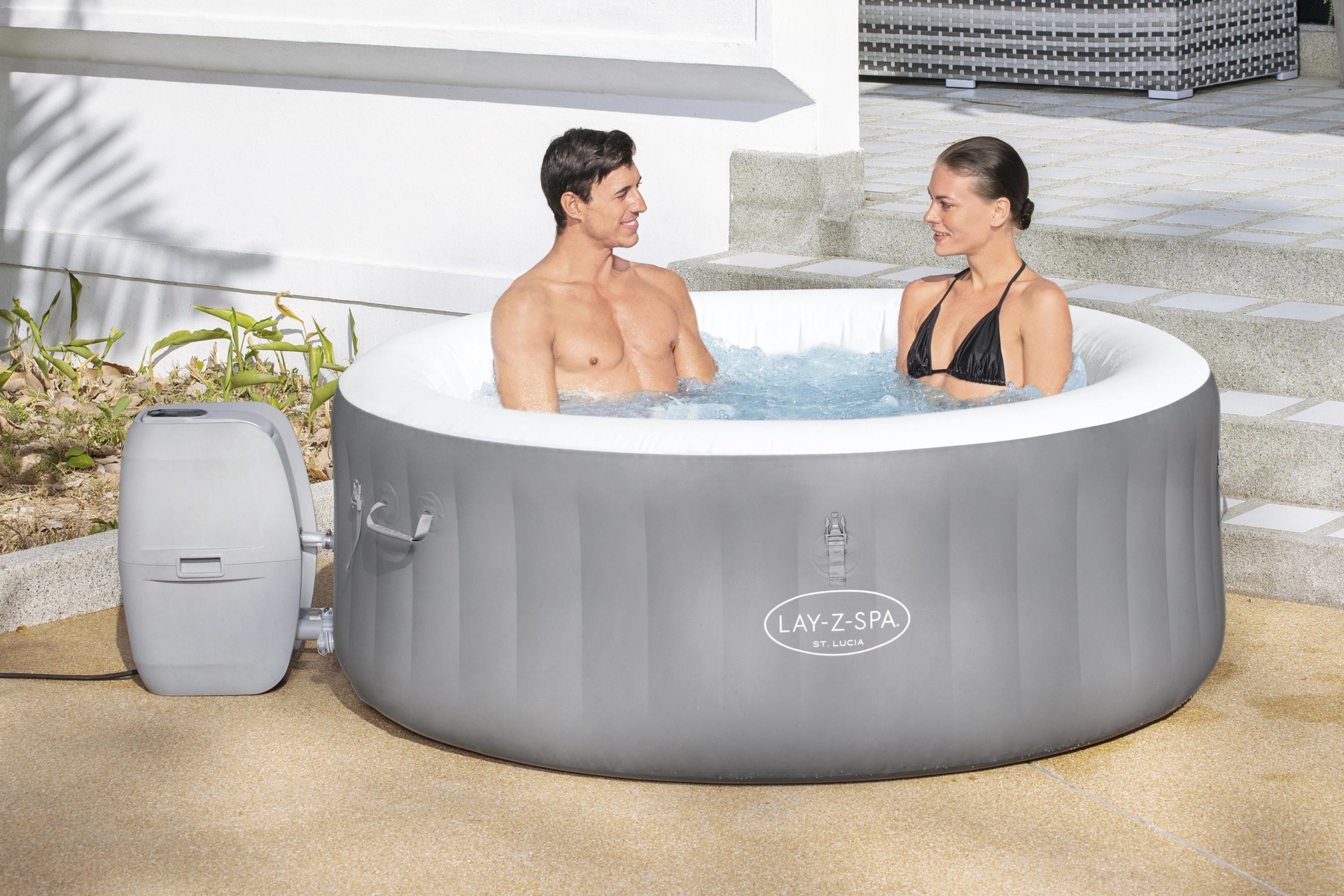 Piscine d'hydromassage SPA Lay-Z-Spa St Lucia AirJet Bestway 60037 