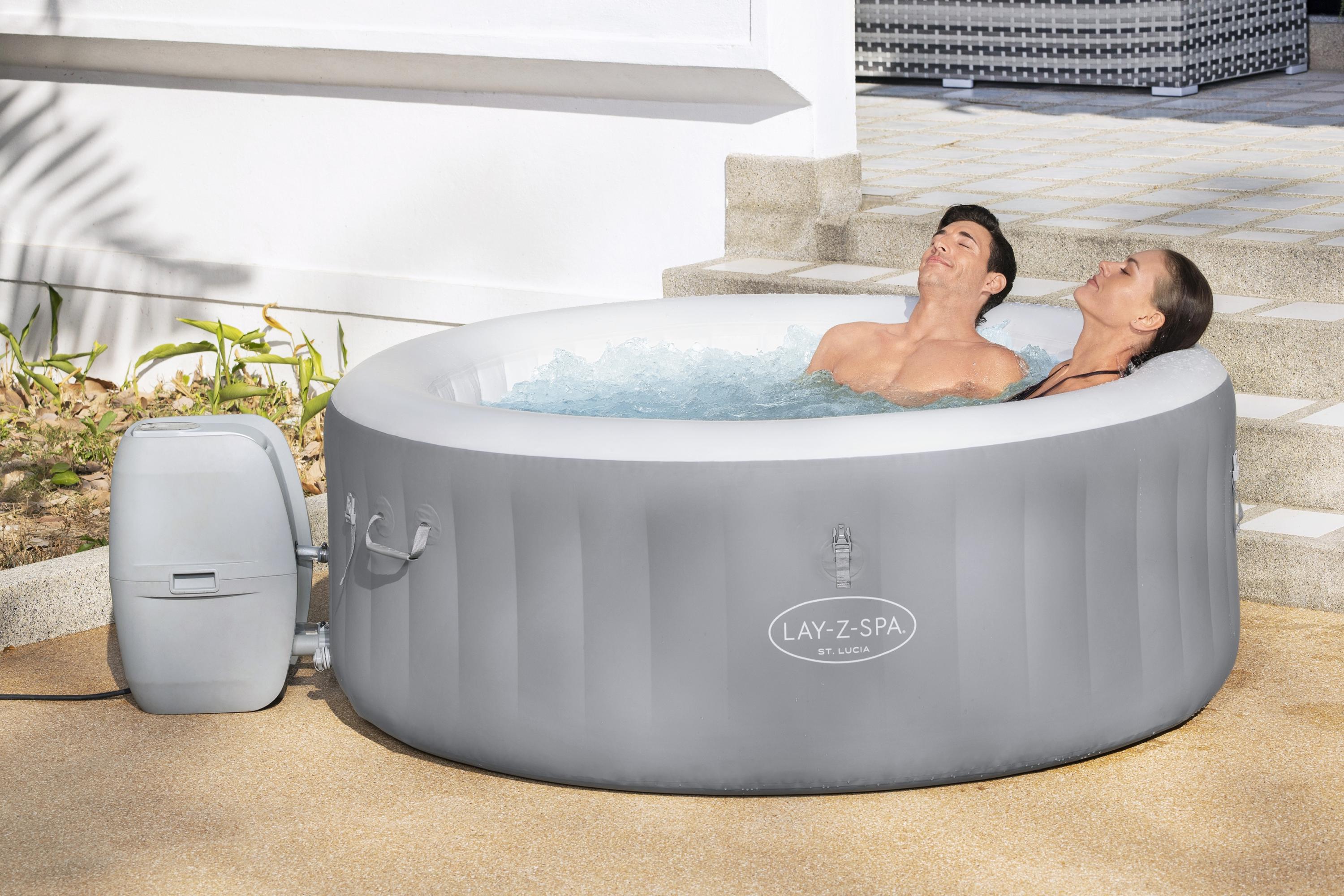 Piscine d'hydromassage SPA Lay-Z-Spa St Lucia AirJet Bestway 60037 