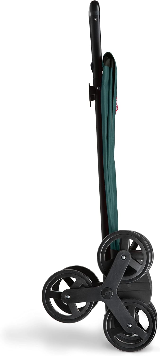 Chariot de courses pliable 2 en 1 avec 6 roues pour monter les escaliers avec sac de pluie 52 Lt GIMI Tris
