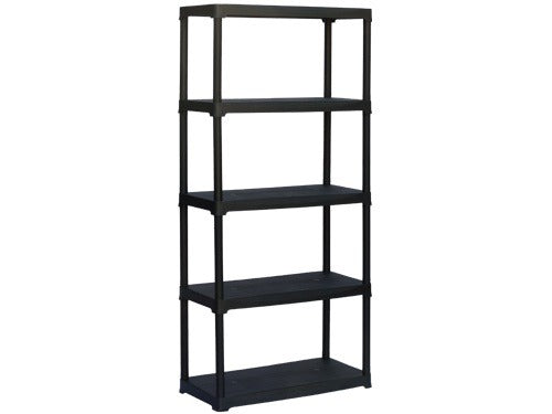 Kit étagères en polypropylène résistant avec 5 étagères PLUS capacité msx 150 kg